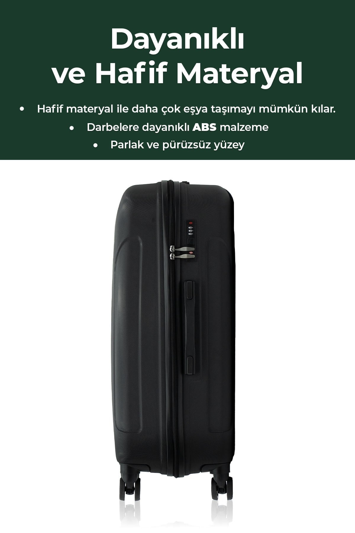 Petra Lüx Abs Büyük Boy Valiz 75 Cm