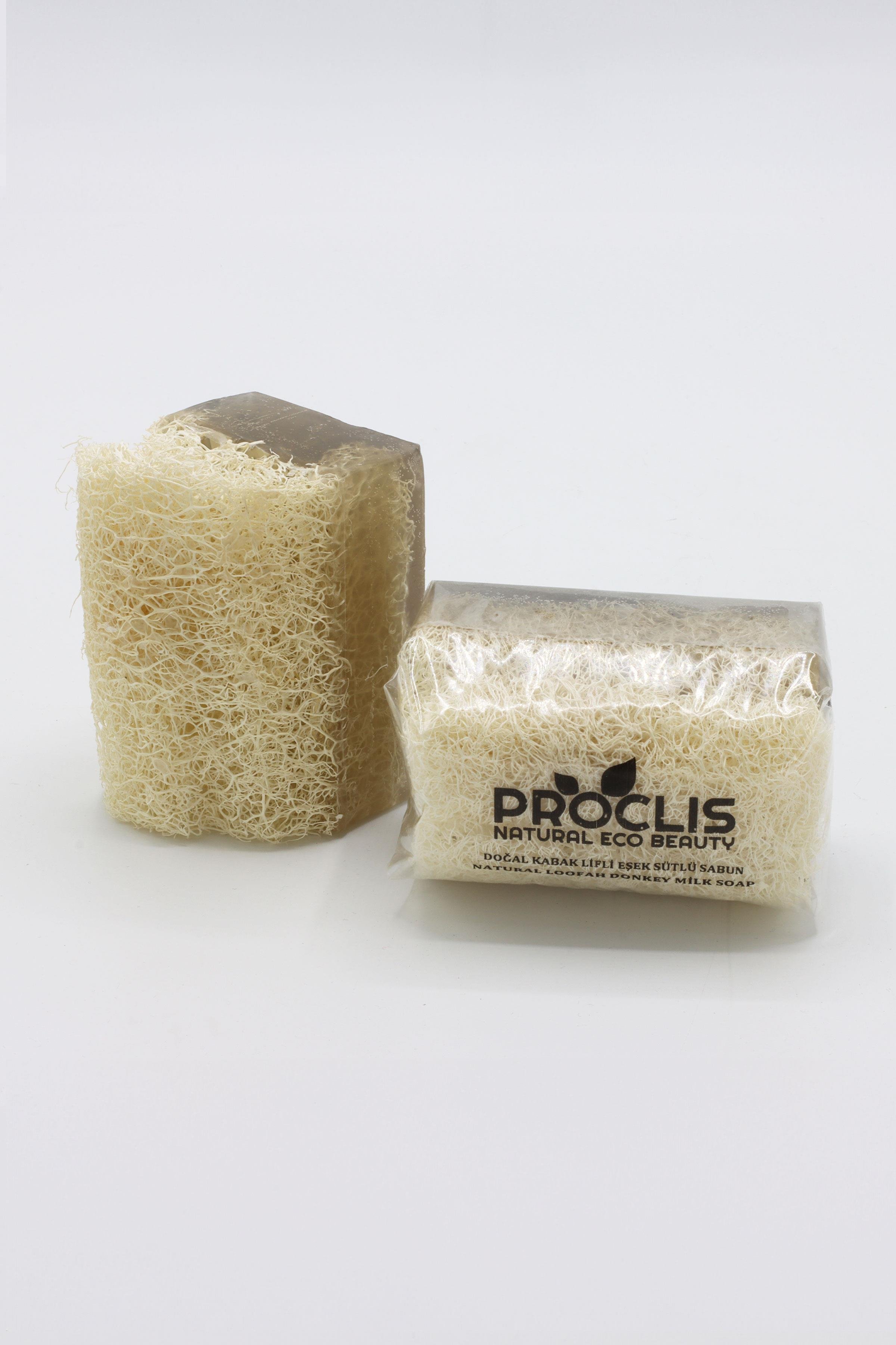 Proclis Doğal Kabak Lifli Eşek Sütlü Doğal Sabun 130 gr