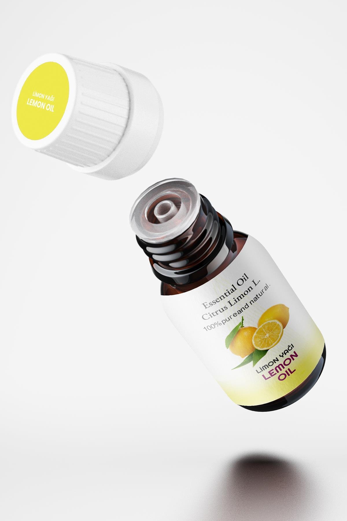PROCLİS Soğuk Sıkım Limon Yağı, %100 Doğal Bitkisel Uçucu Yağ, Lemon Oil 10 ml Sprey Başlıklı