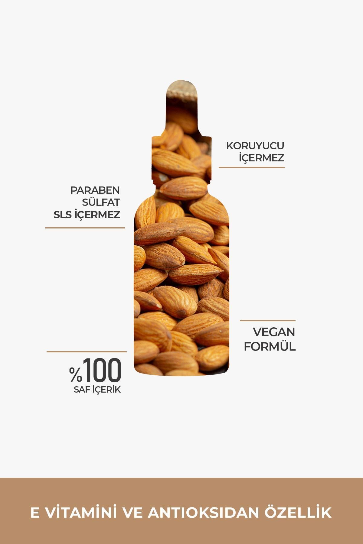 PROCLİS Tatlı Badem Yağı,  Sabit Badem Yağ, Sweet Almond Oil, Prunus Amygdalus Dulcis 30ml