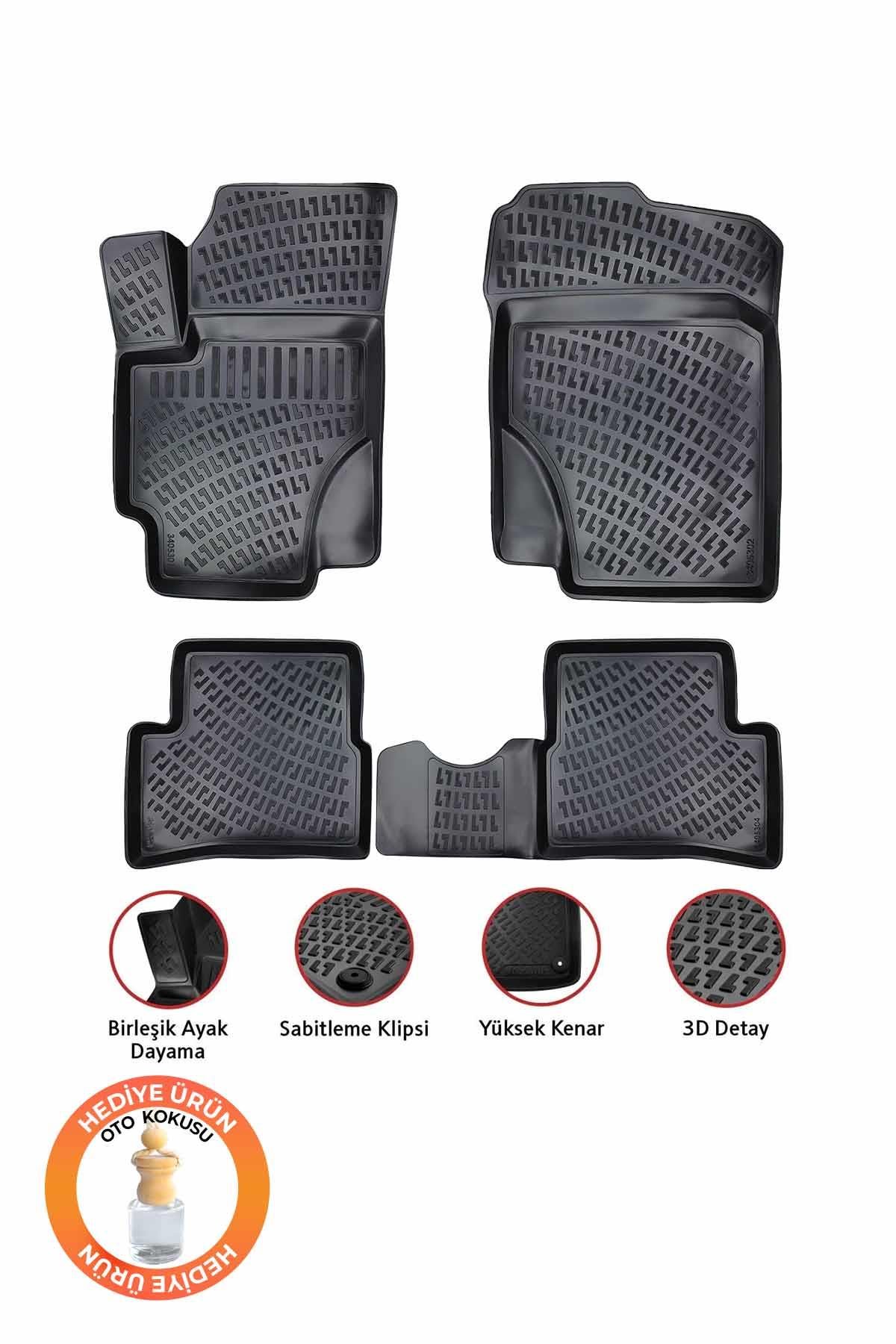 Rizline Hyundai Accent Era 2006-2012 3d Paspas Siyah 8682578001409, Oto Kokusu Hediye