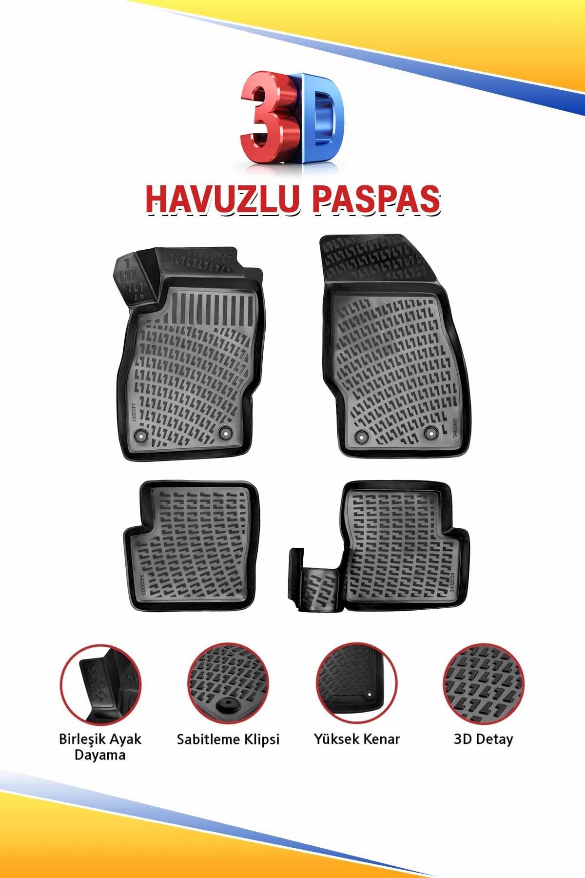 Rizline Opel Corsa D 2006-2014 3d Paspas Siyah 8682578002505, Oto Kokusu Hediye