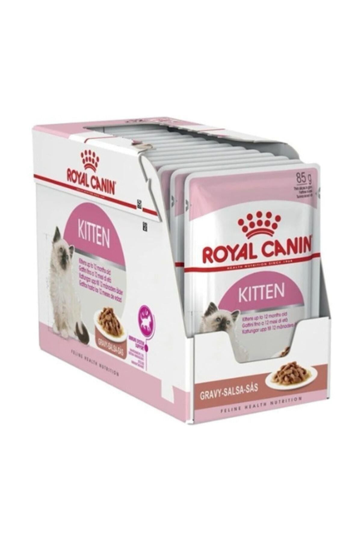 Royal Canin Kitten Gravy Yaş Kedi Maması, Yavru Kedi, 12  Adet x 85 G