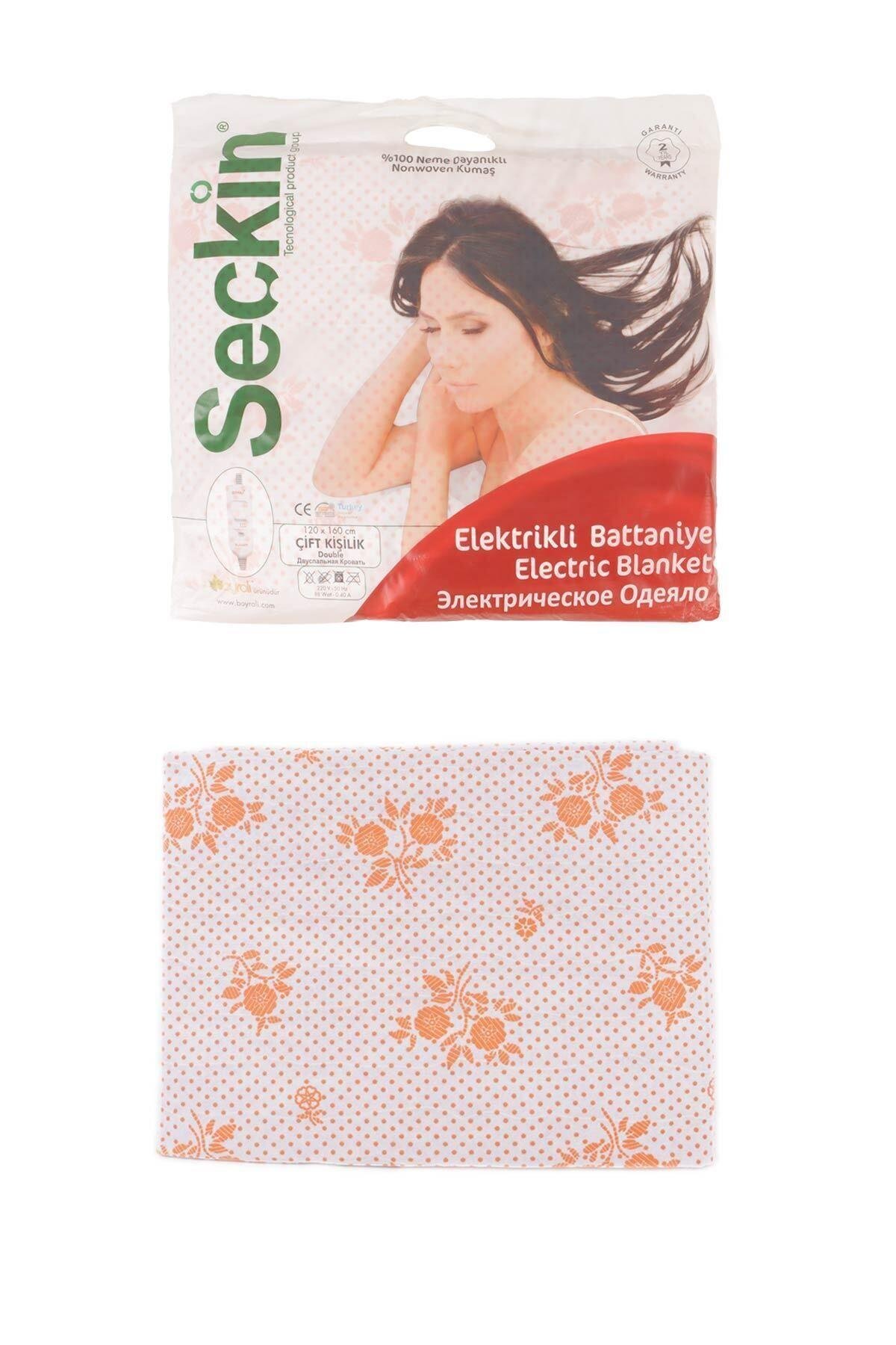 Seçkin Elektrıkli Çift Kişilik Battaniye Boyrali Karışık Renk