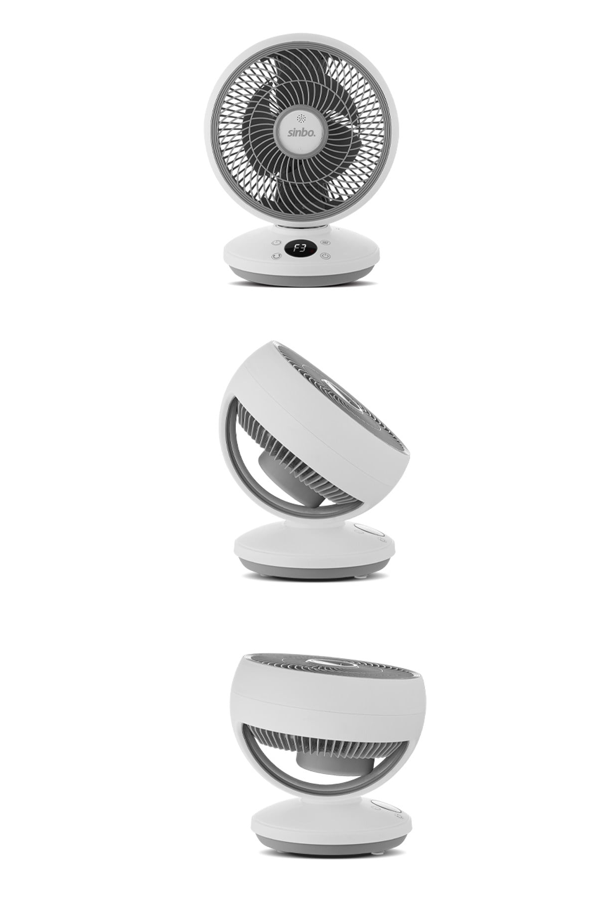 SİNBO SF-7702 MASAÜSTÜ VANTİLATÖR FAN BEYAZ