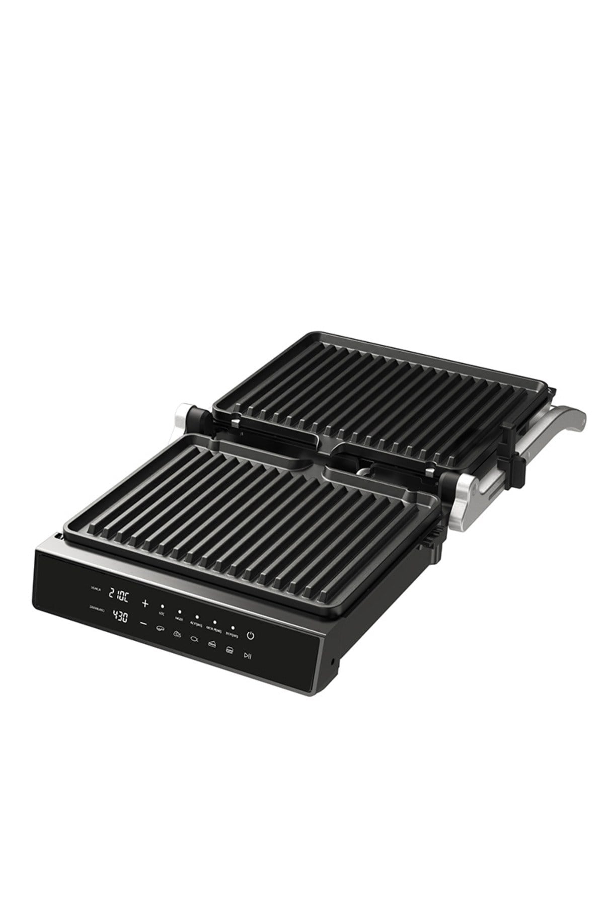 Sinbo SSM-2596 Dijital Ekranlı Sıcaklık ve Zaman Göstergeli Döküm Izgara ve Tost Makinesi 2000w