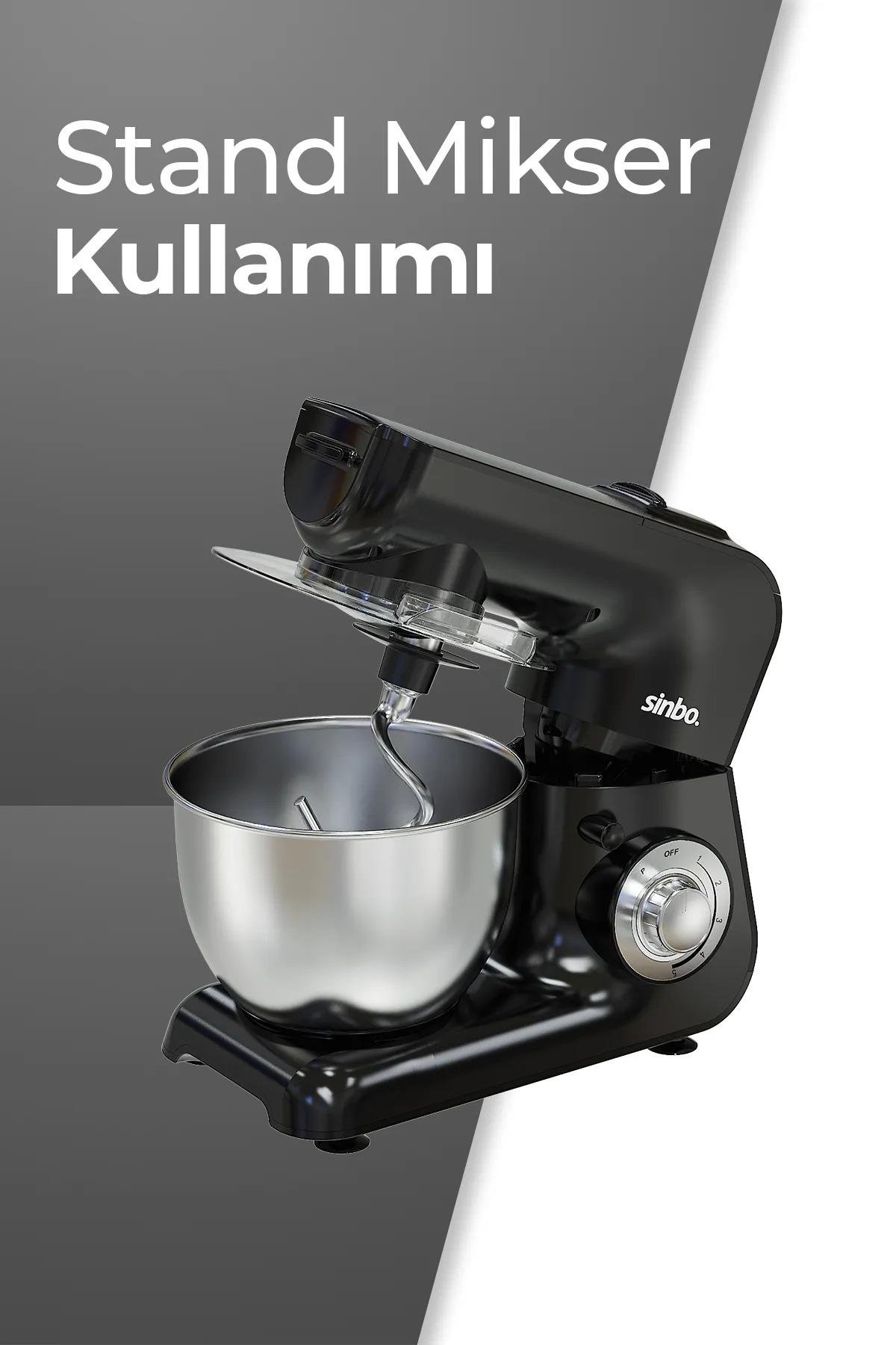 SMX-2775 Çok Amaçlı Mutfak Şefi ( Hamur - Kıyma - Blender Makinesi ) Hediye Spatula Seti