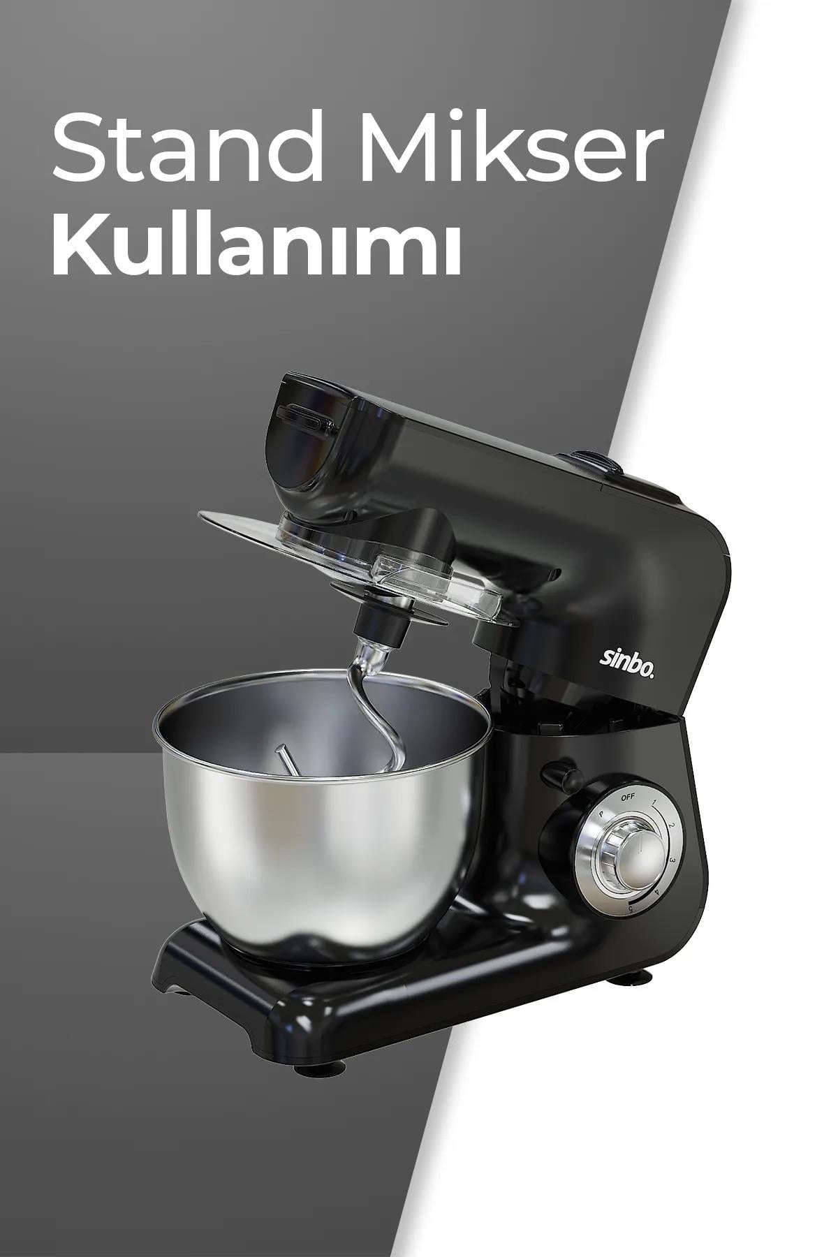 SMX-2775 Çok Amaçlı Mutfak Şefi ( Hamur - Kıyma - Blender Makinesi ) Hediye Spatula Seti