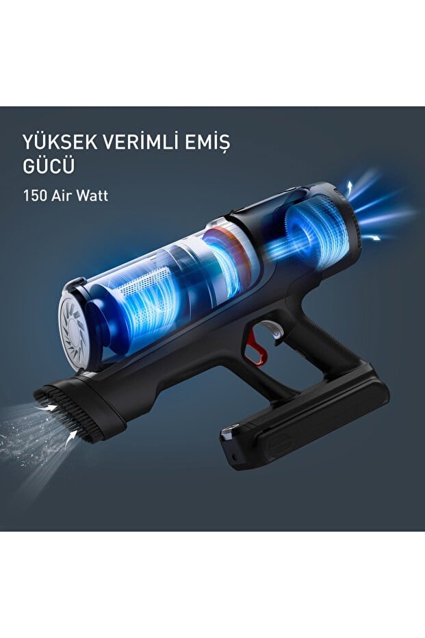 Tefal TY9AC X-Force Flex 13.60 Allergy Aqua Aerospin Kablosuz Şarjlı Dikey Elektrikli Süpürge