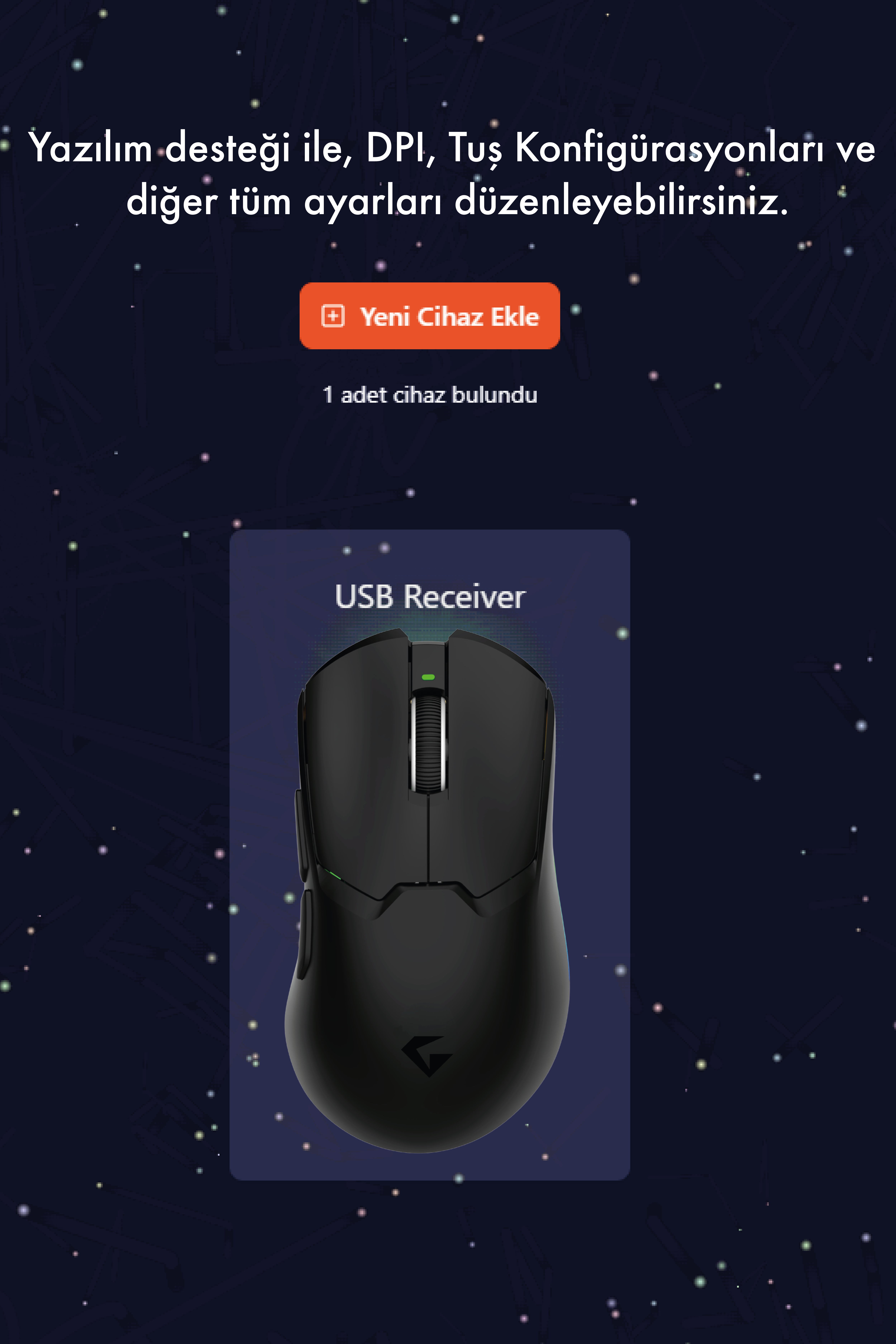 Tracker Pro RGB Kablosuz2.4Ghz+Bluetooth+Kablolu+Dock Şarj İstasyonlu 69gr 1KHz 12000DPI OyuncuMouse