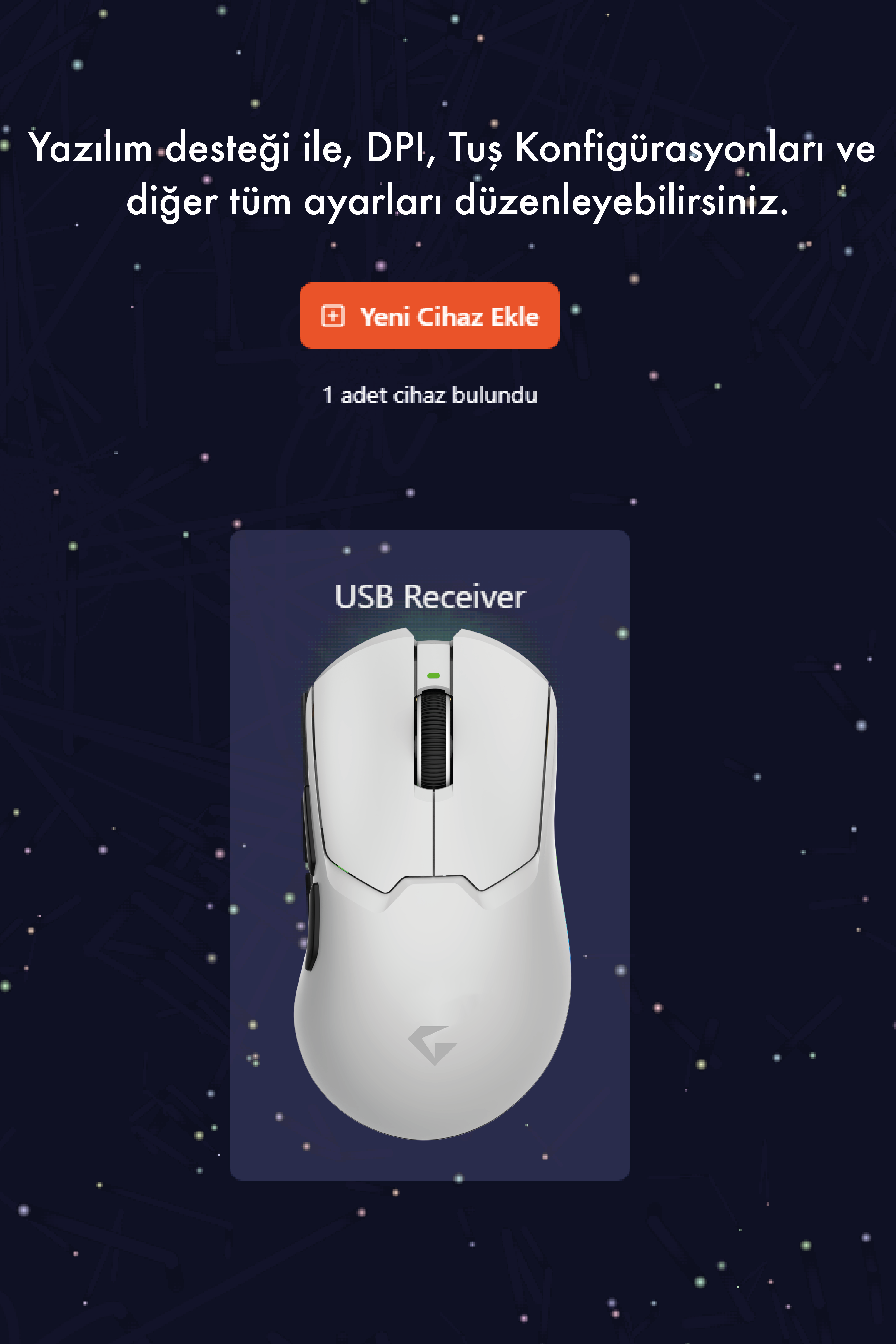 Tracker Pro RGB Kablosuz2.4Ghz+Bluetooth+Kablolu+Dock Şarj İstasyonlu 69gr 1KHz 12000DPI OyuncuMouse