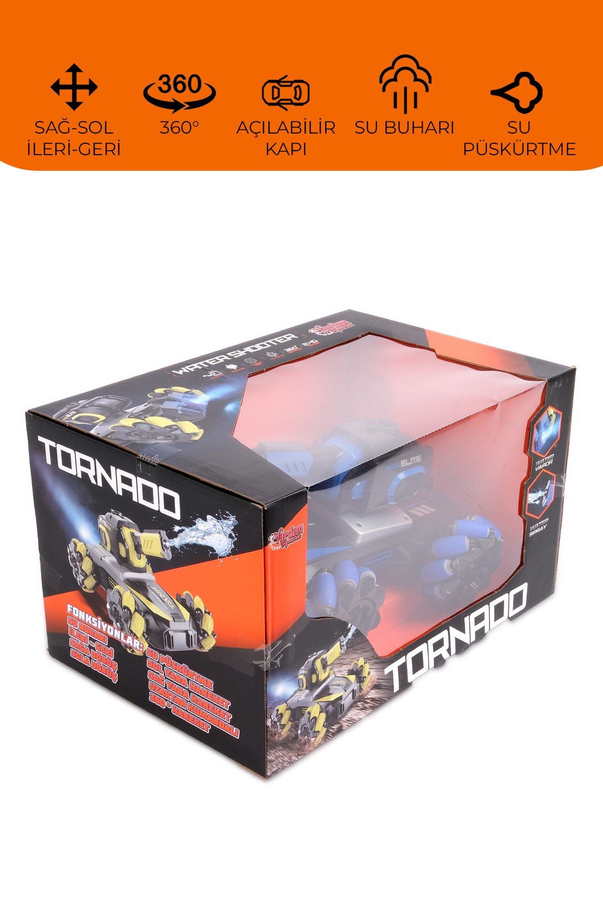 Vardem 2.4G Su Atan Şarjlı Tornado Araba Mavi SYR-666-806 