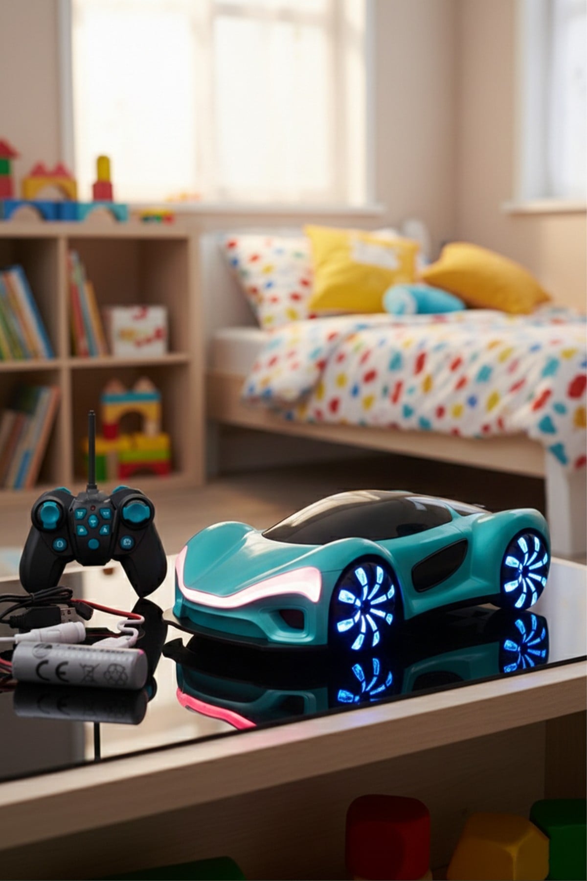 Vardem Şarjlı 2.4G Elektrikli Spor Araba Yeşil JIN-2990