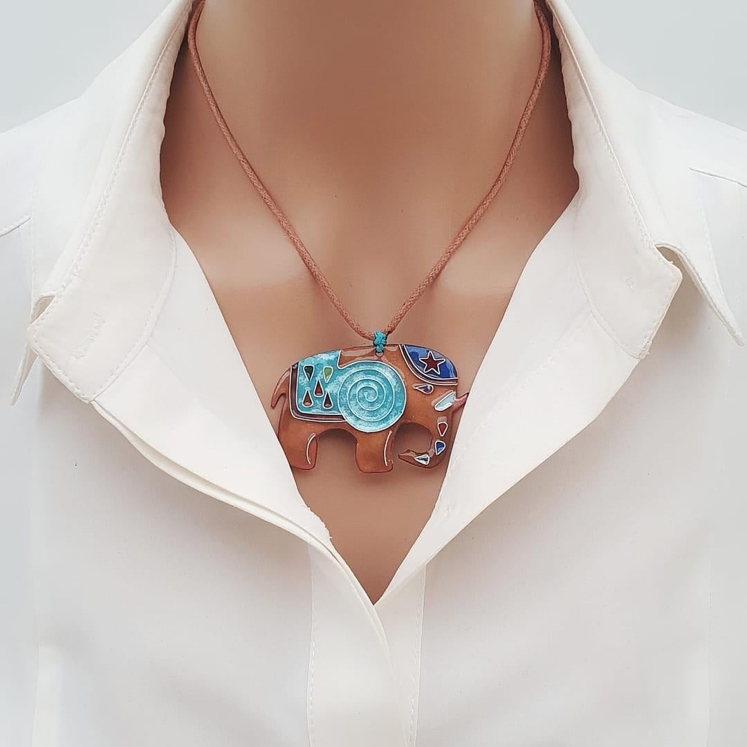 Cloisonné Fil Kolye II