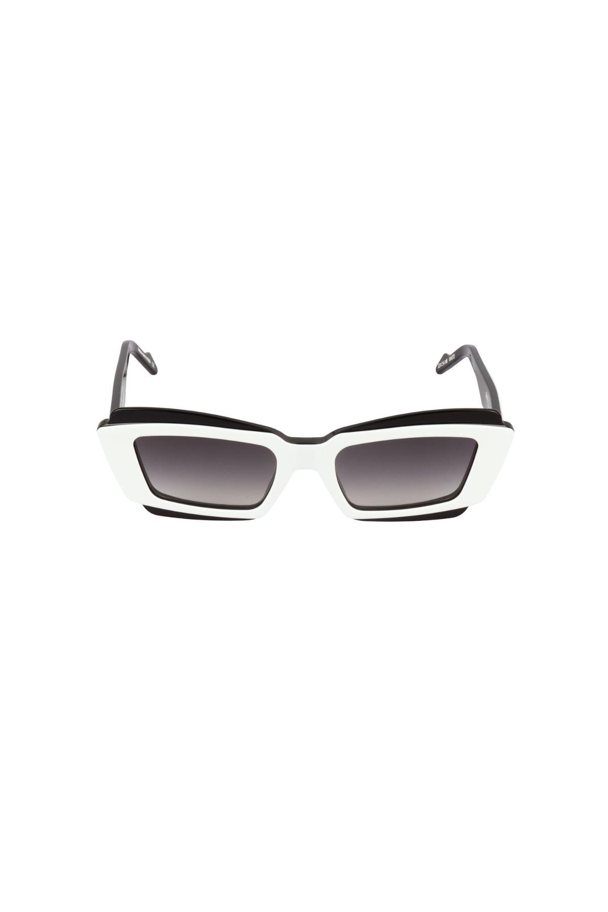 O.V.S Gloss Double GD 01 White 52 Unisex Güneş Gözlüğü