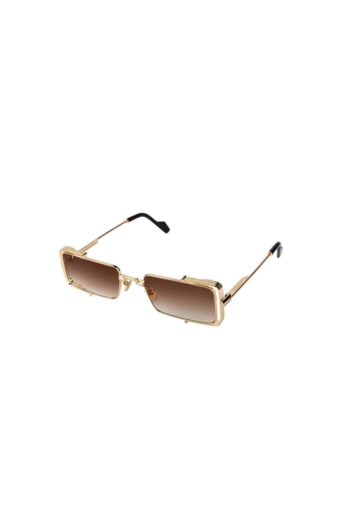 O.V.S Twenties TW02 Gold-002 55 Unisex Güneş Gözlüğü
