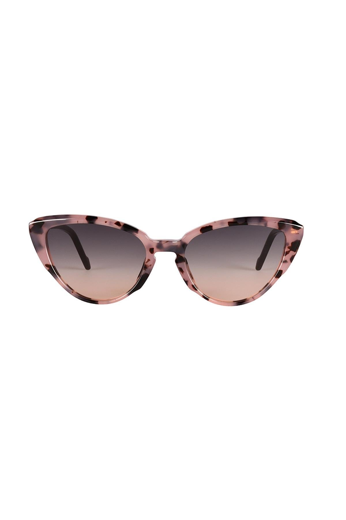 Original Vintage NAPLES BAY NB 04 Dark Pink 54 Kadın Güneş Gözlüğü