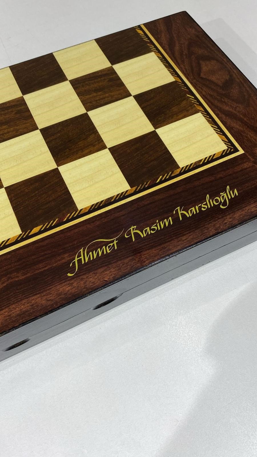 Babalar günü  İsme Özel Tavla Hediye