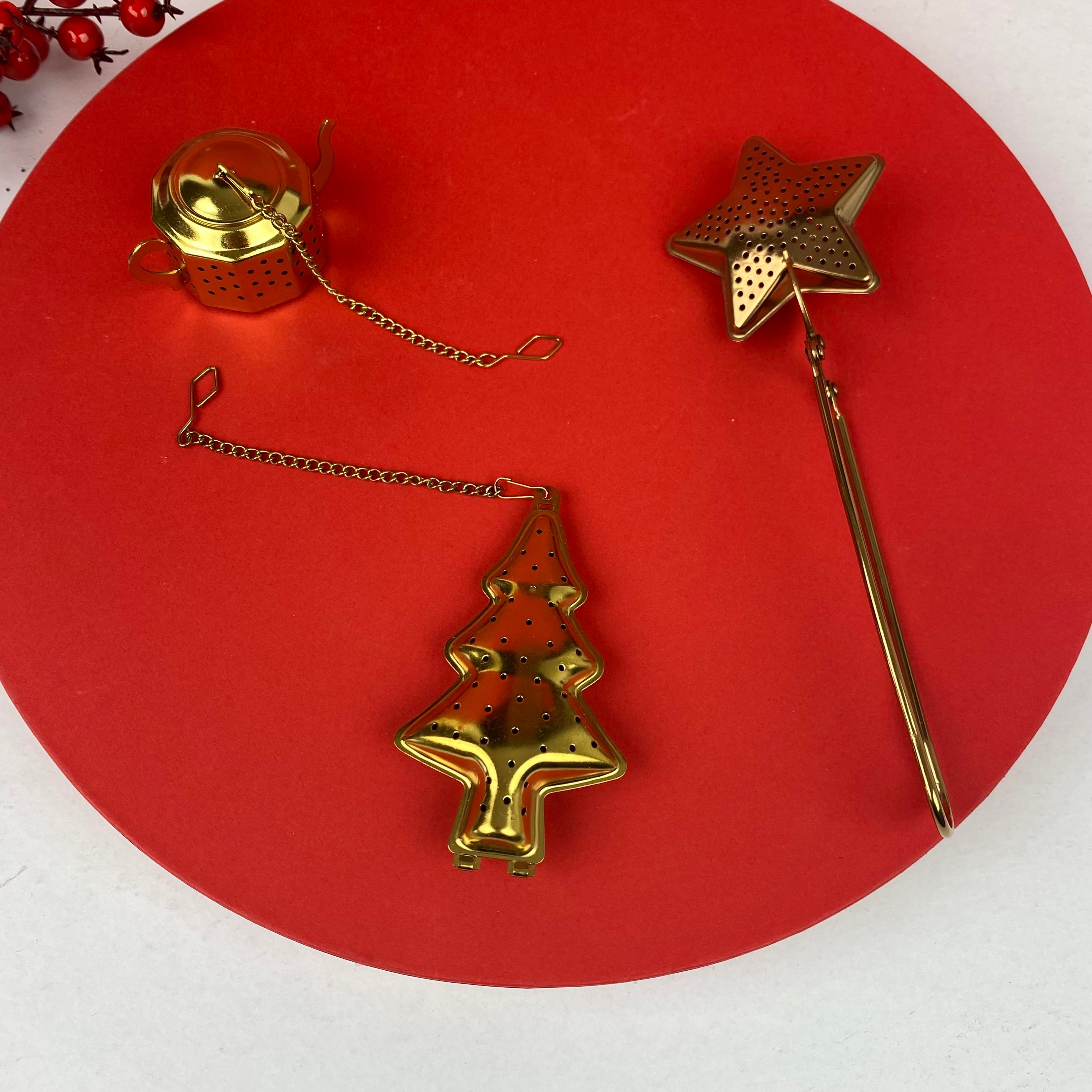 Çay Zamanı  Yılbaşı Çay Süzgeçleri