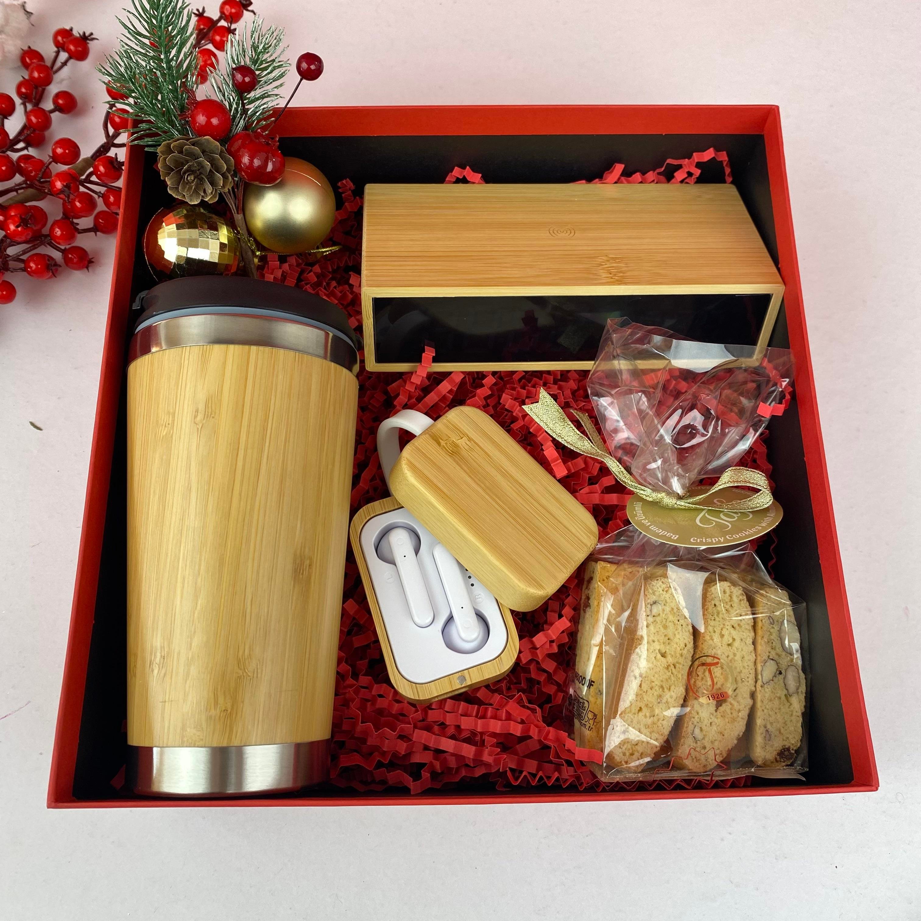 Dream Bambu Powerbank ve Kulaklık Yılbaşı Hediye 