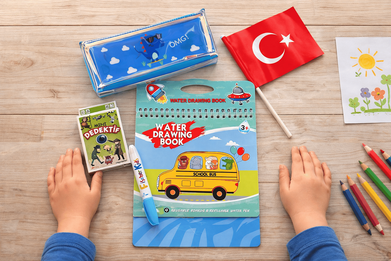 Eğlenceli Boyama 23 Nisan Hediye Seti