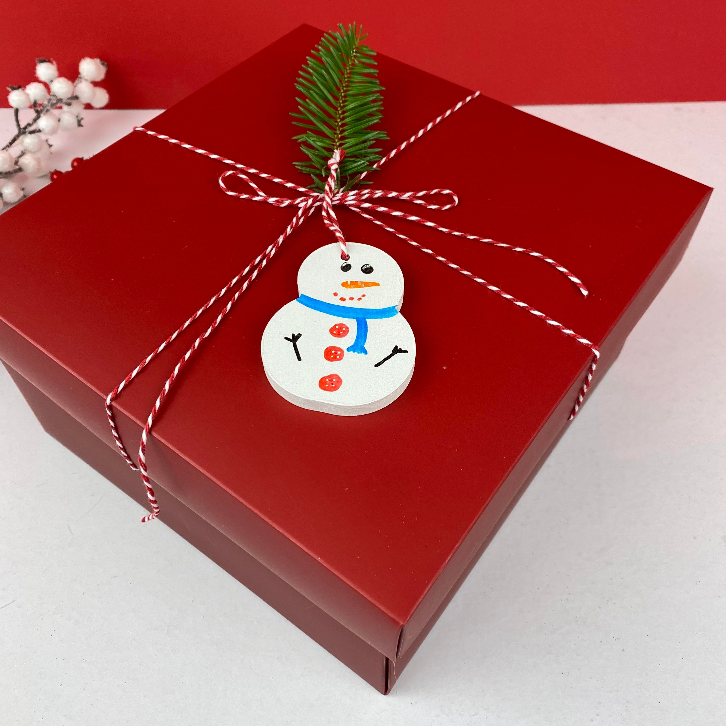 Goldies Kırmızı Yılbaşı Boş Hediye Kutusu