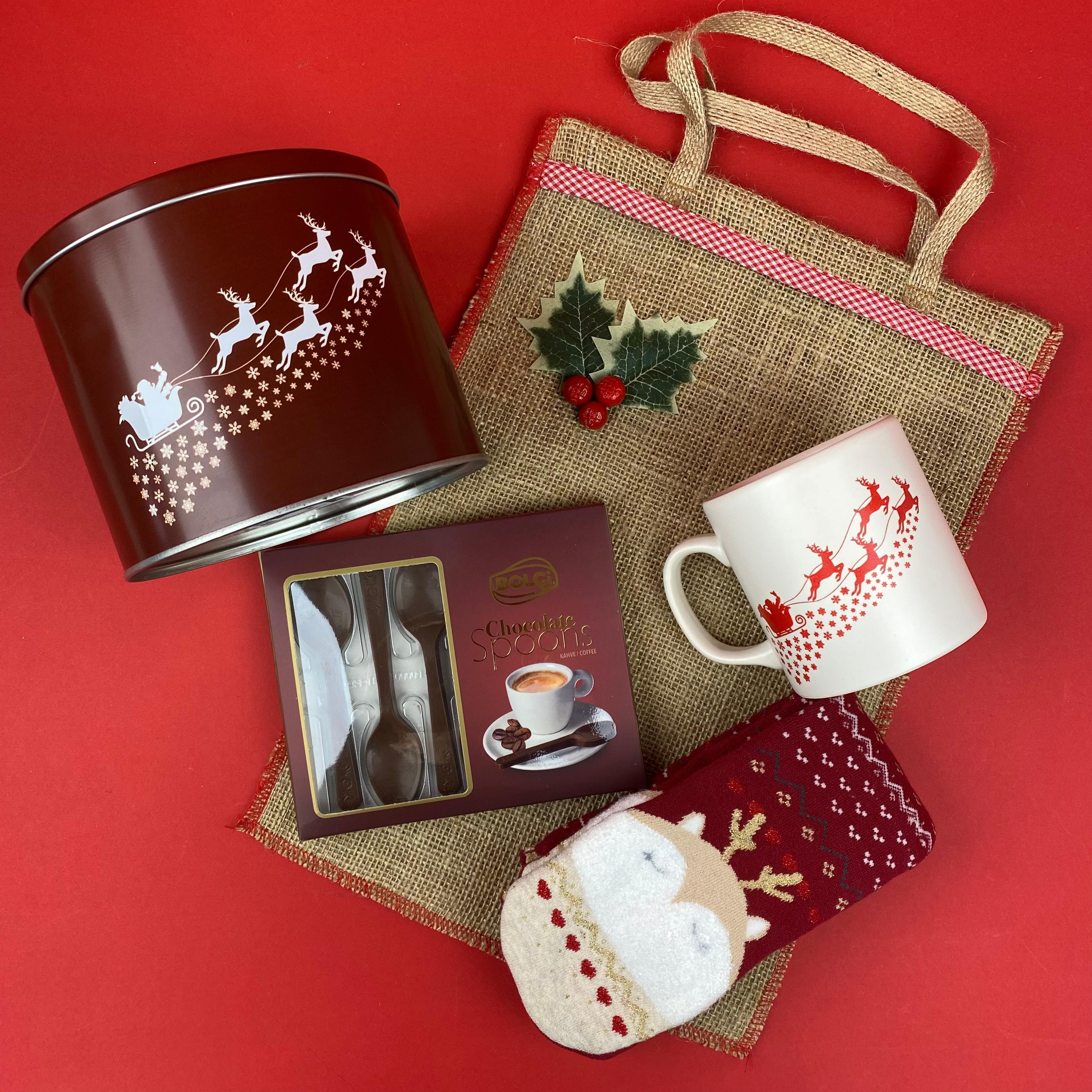 Ho Ho Ho Yılbaşı hediye Kutusu