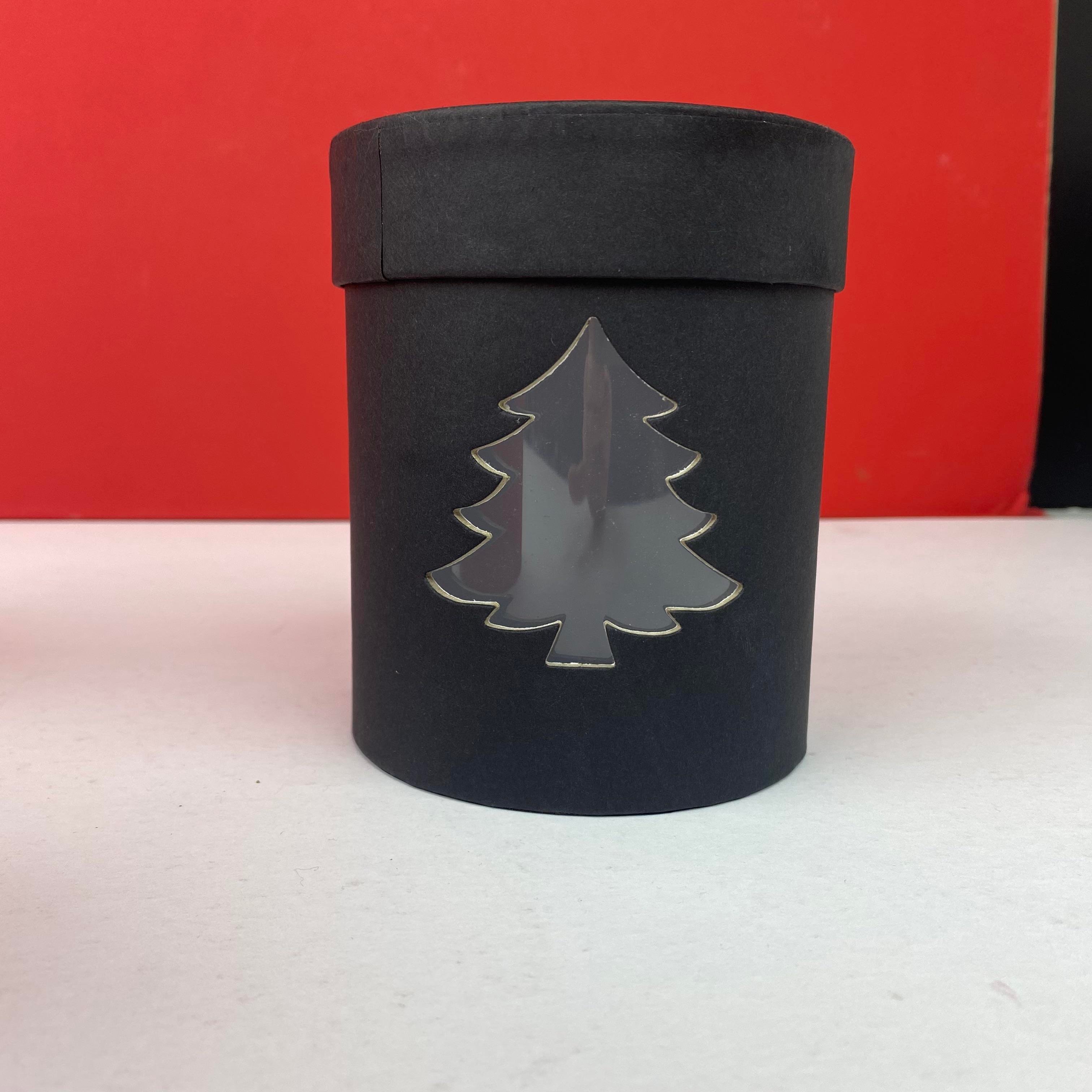 Küçük Silindir Yılbaşı Boş Hediye kutusu