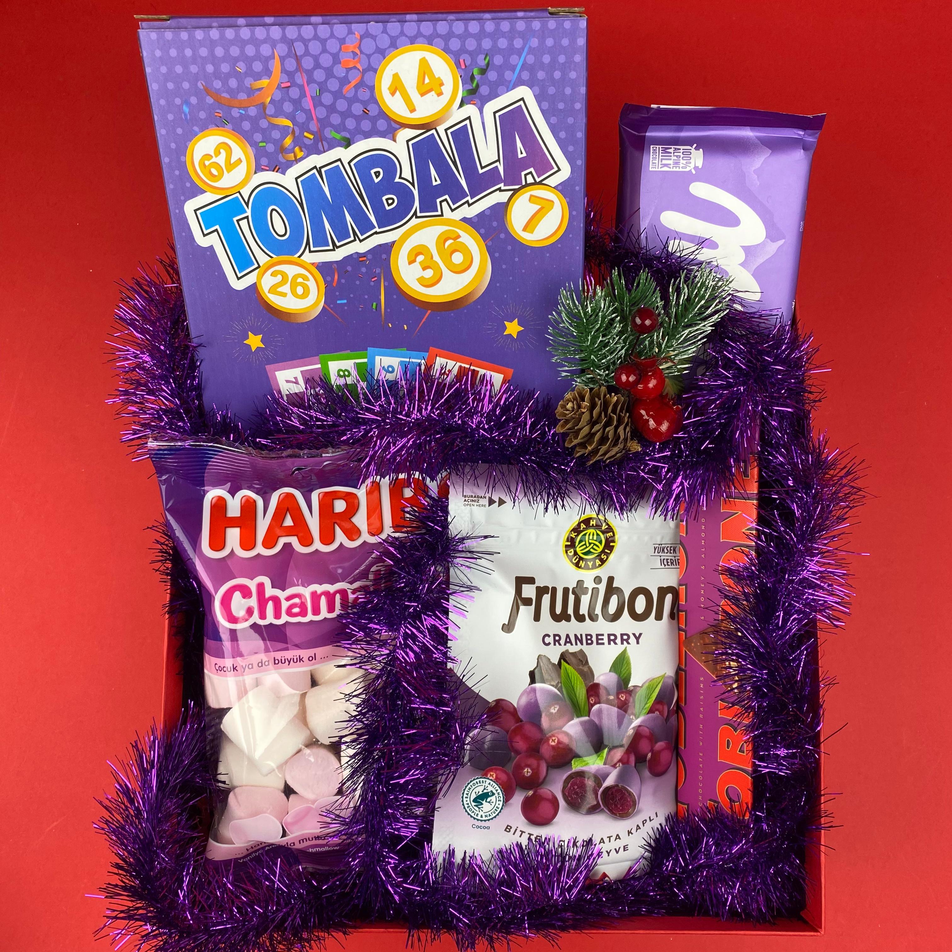 Mor Yılbaşı Hediye Sepeti