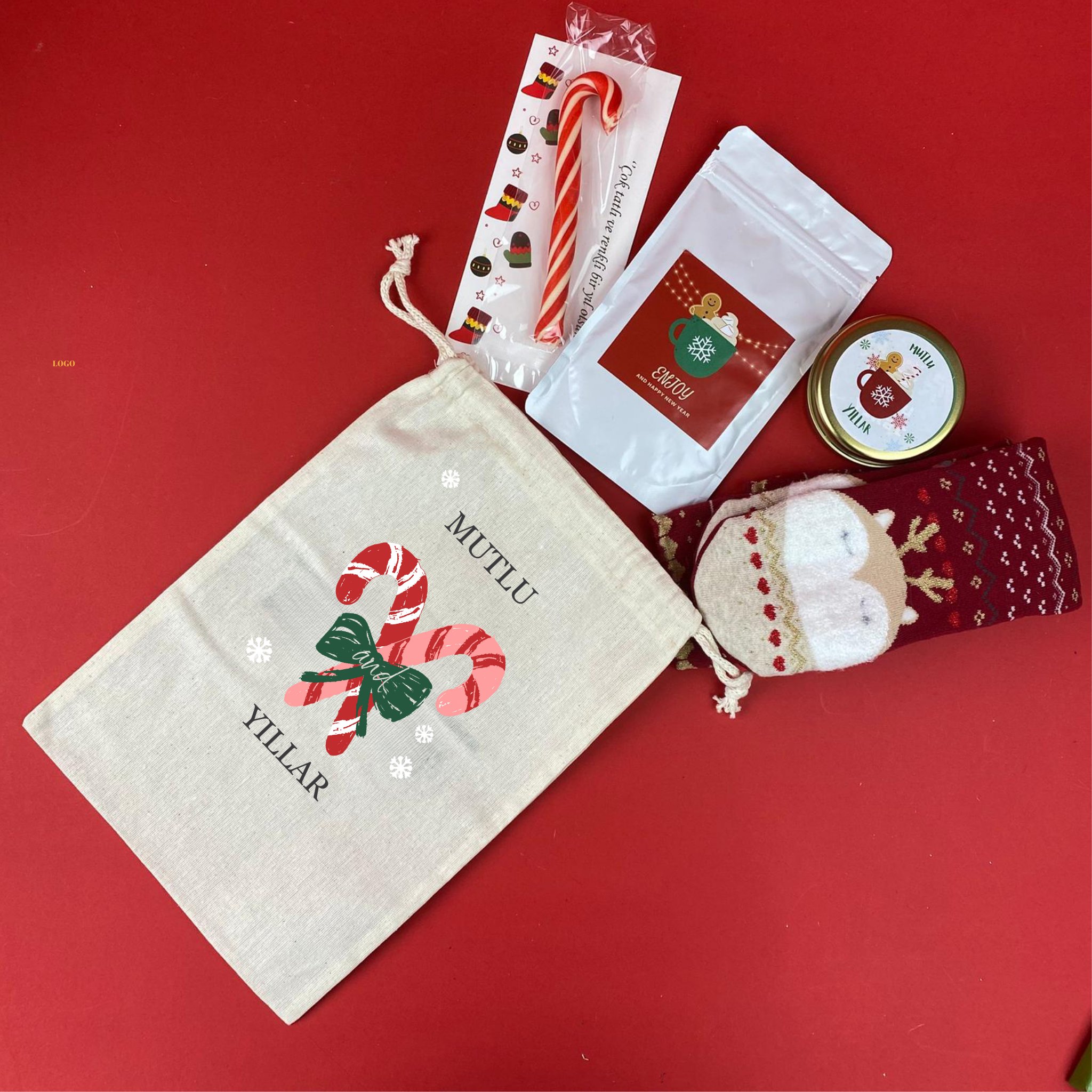 Nar Bereketi Yılbaşı Hediye Kesesi