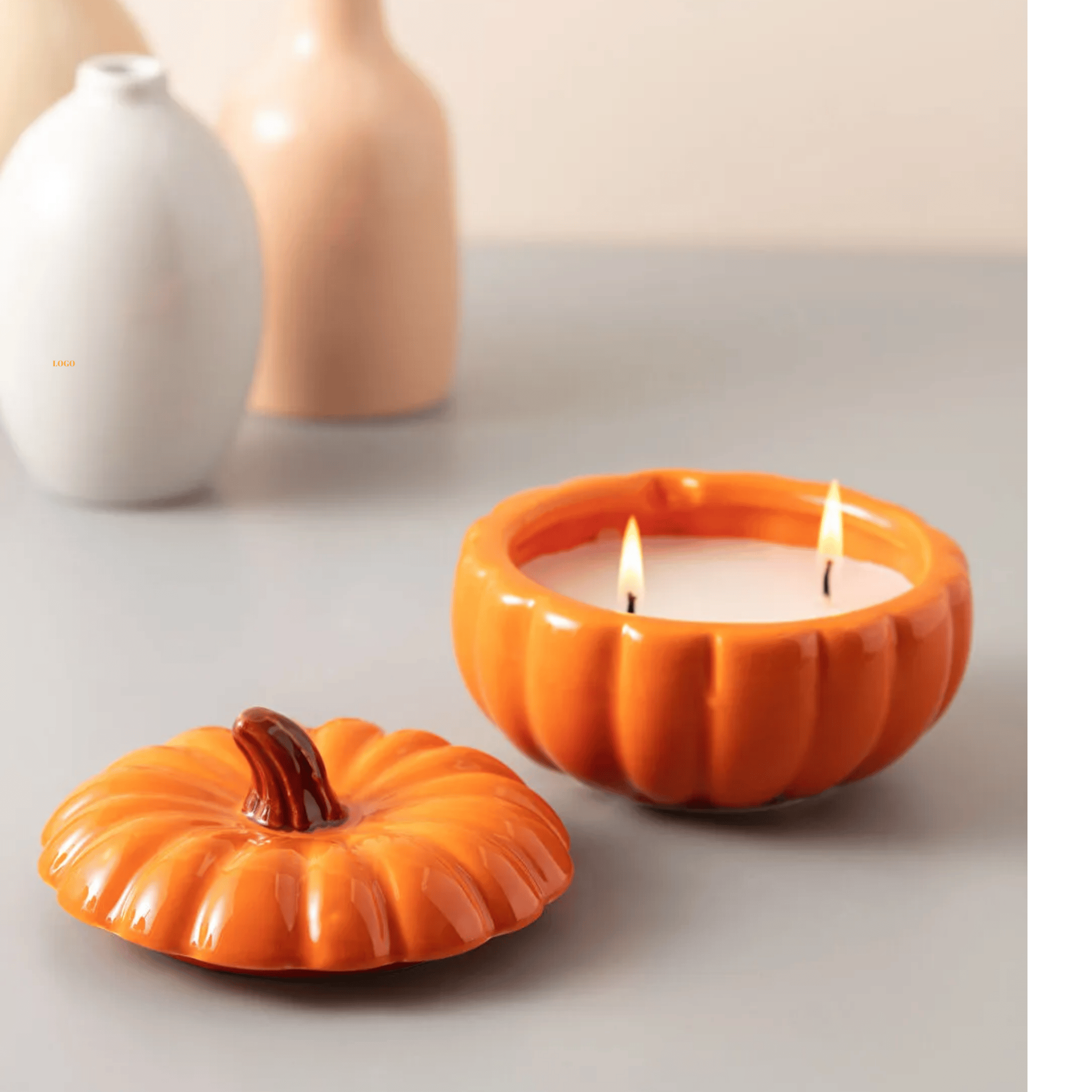 Pumpkin Balkabağı Mum Hediye