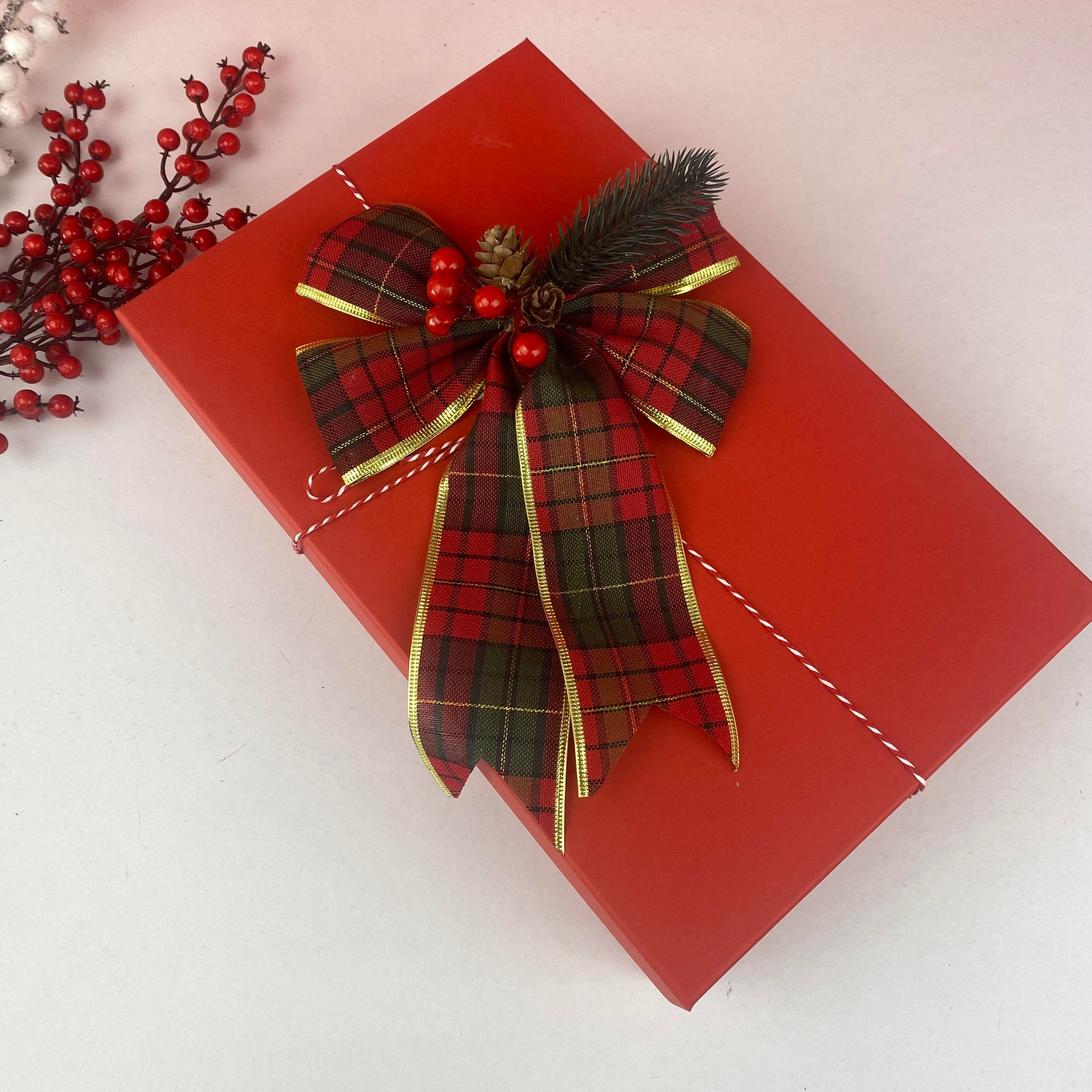 Silverline Kırmızı Yılbaşı Boş Hediye Kutusu 