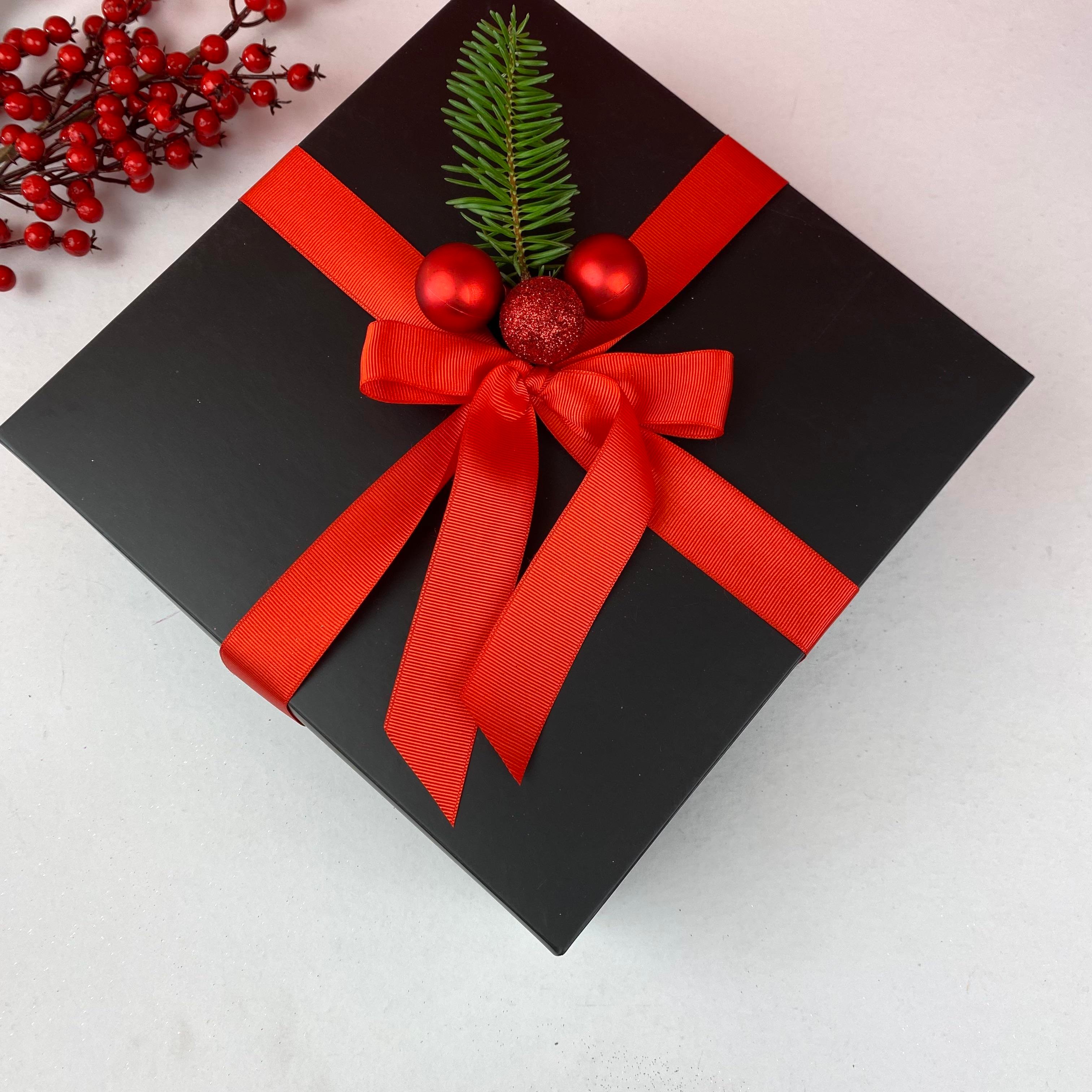 Wish Siyah Yılbaşı Boş Hediye Kutusu