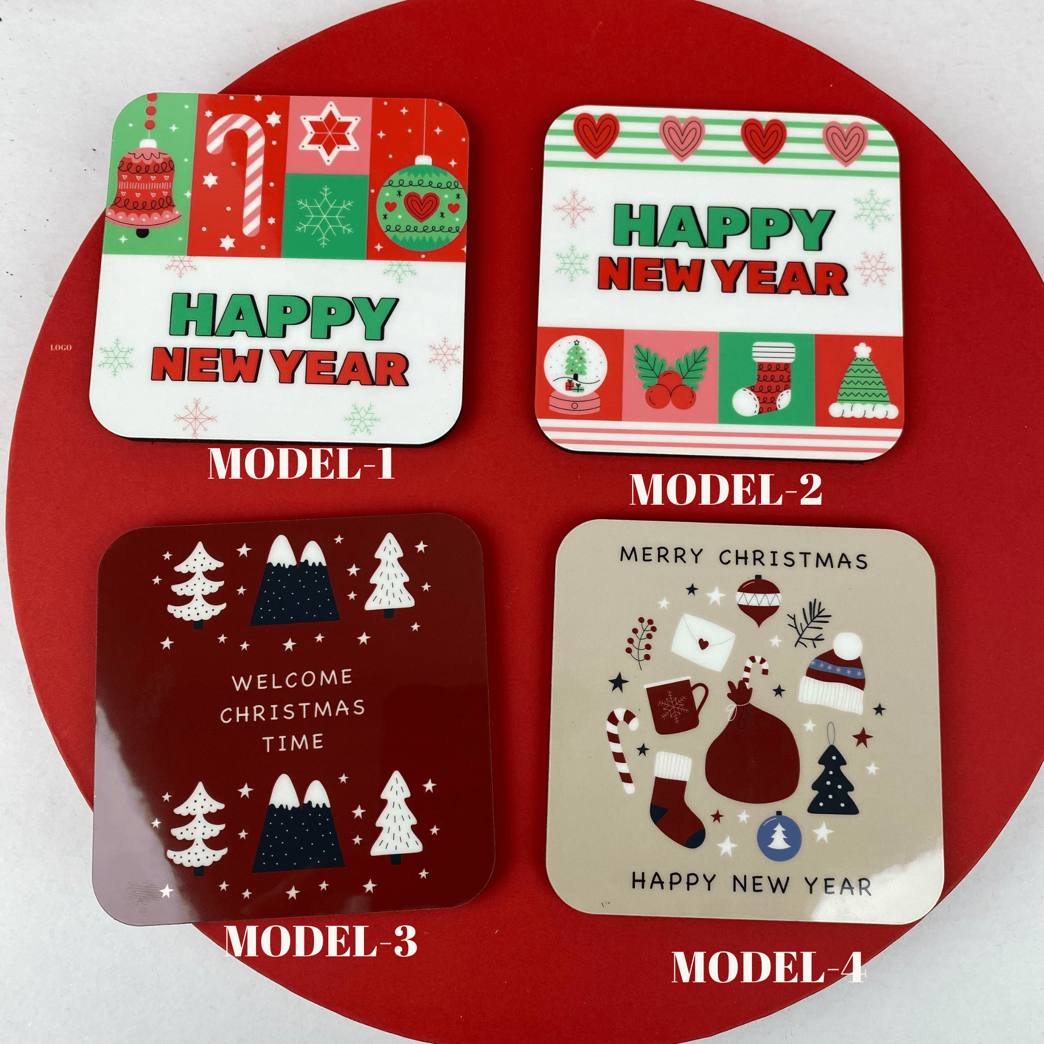 Yılbaşı Ağaç Top Süs - Kahverengi Dore - 4 cm çap