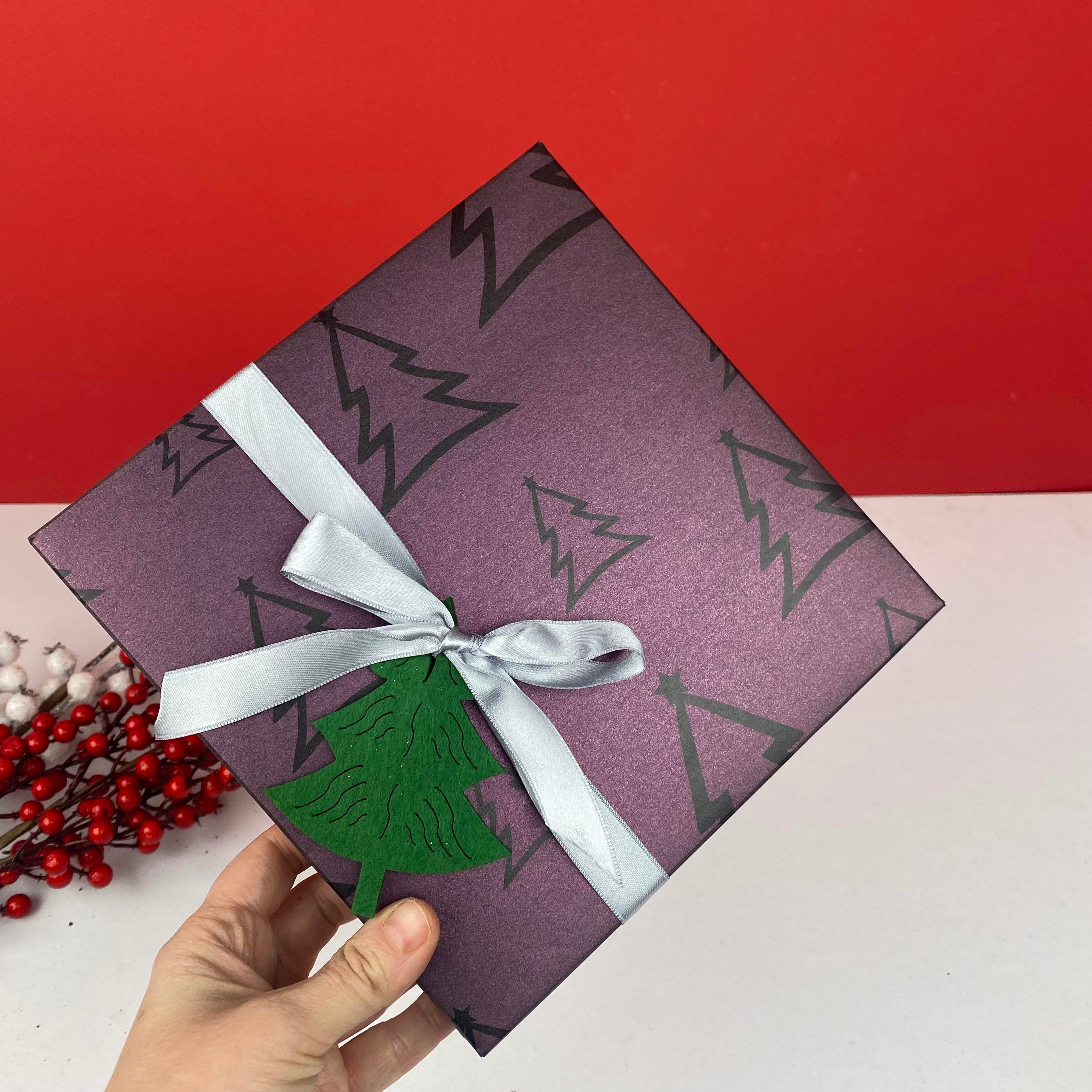 Yılbaşı Küçük Boş Hediye Kutusu- Model 6 