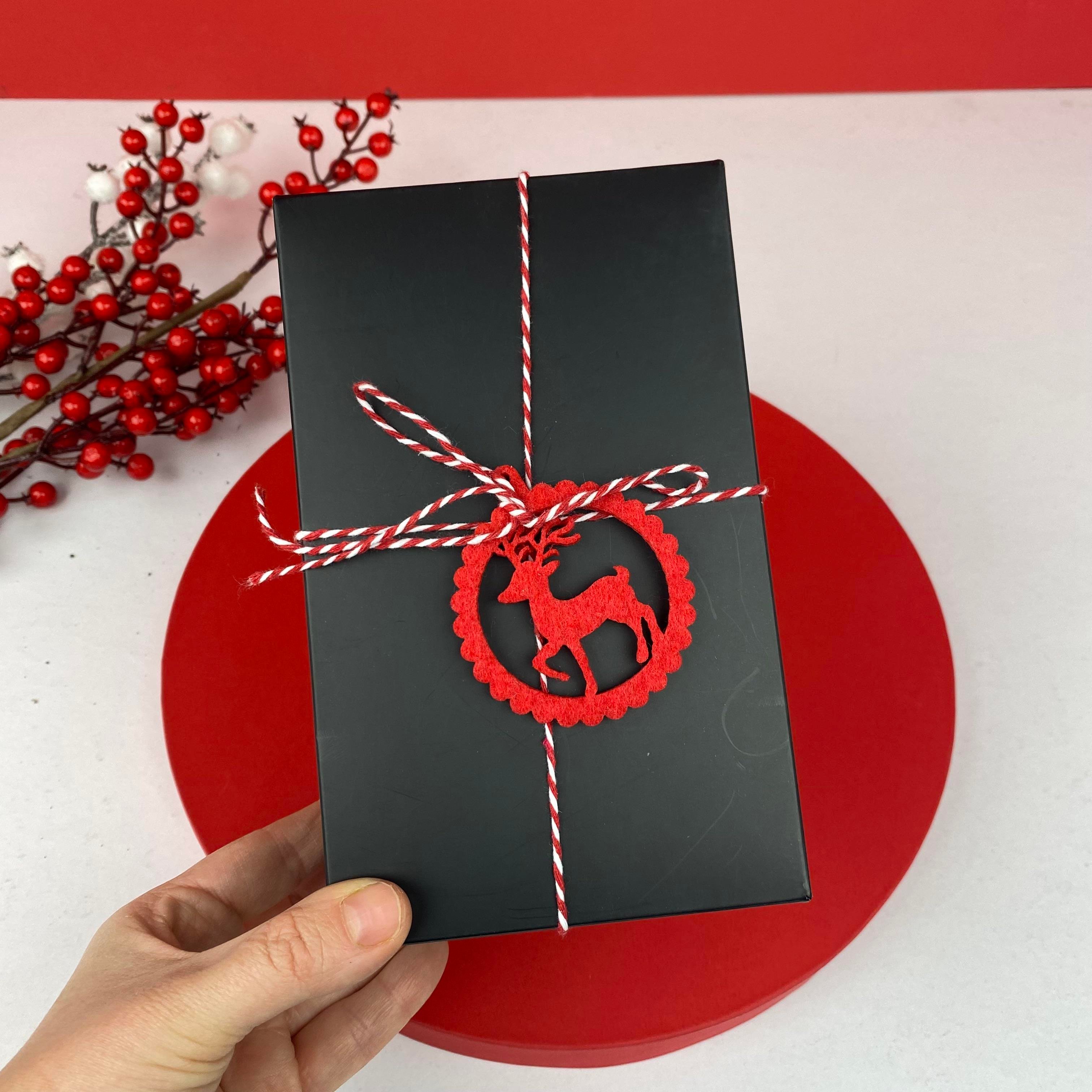 Yılbaşı Mini Boş Hediye Kutusu - Model 1 