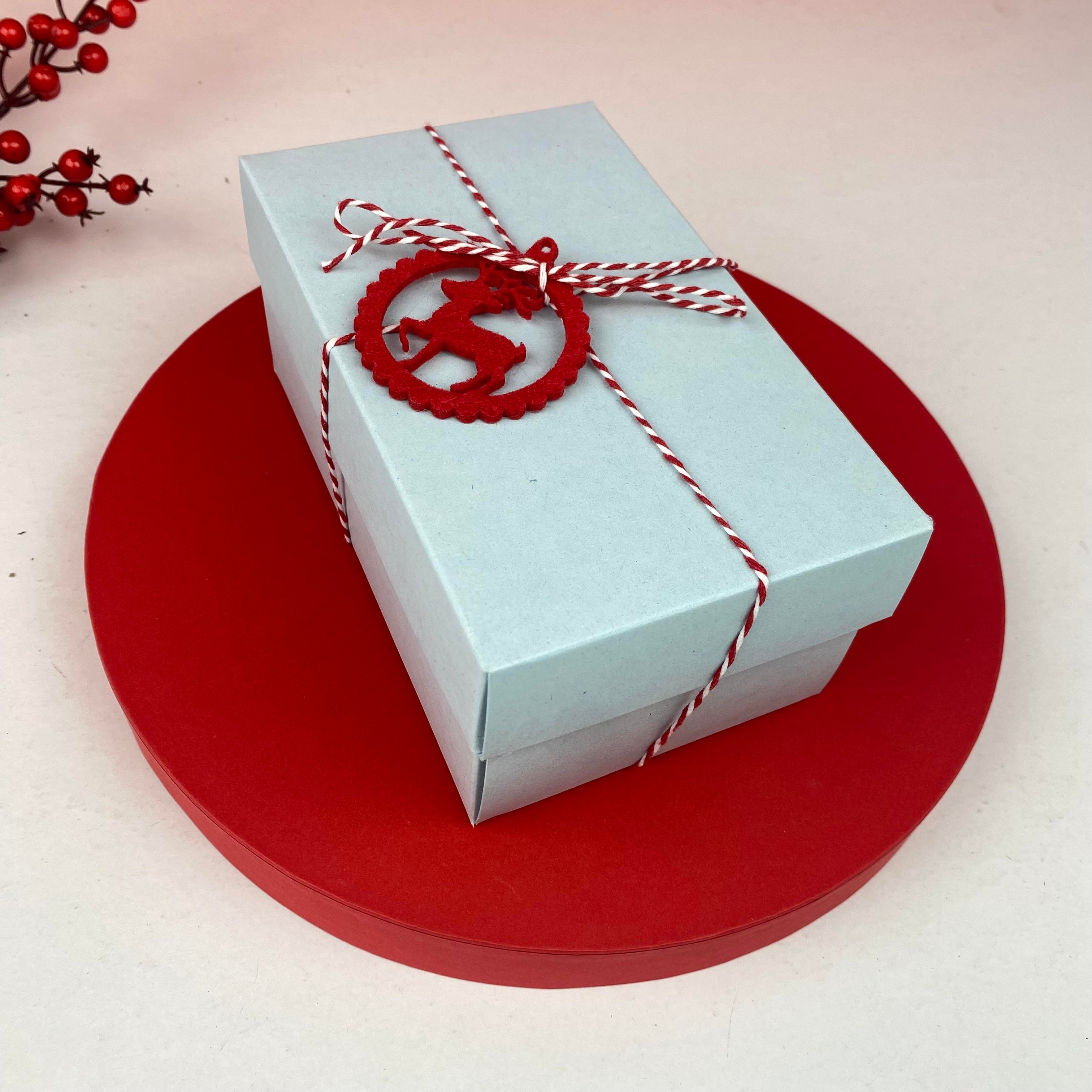 Yılbaşı Mini Boş Hediye Kutusu - Model 1 