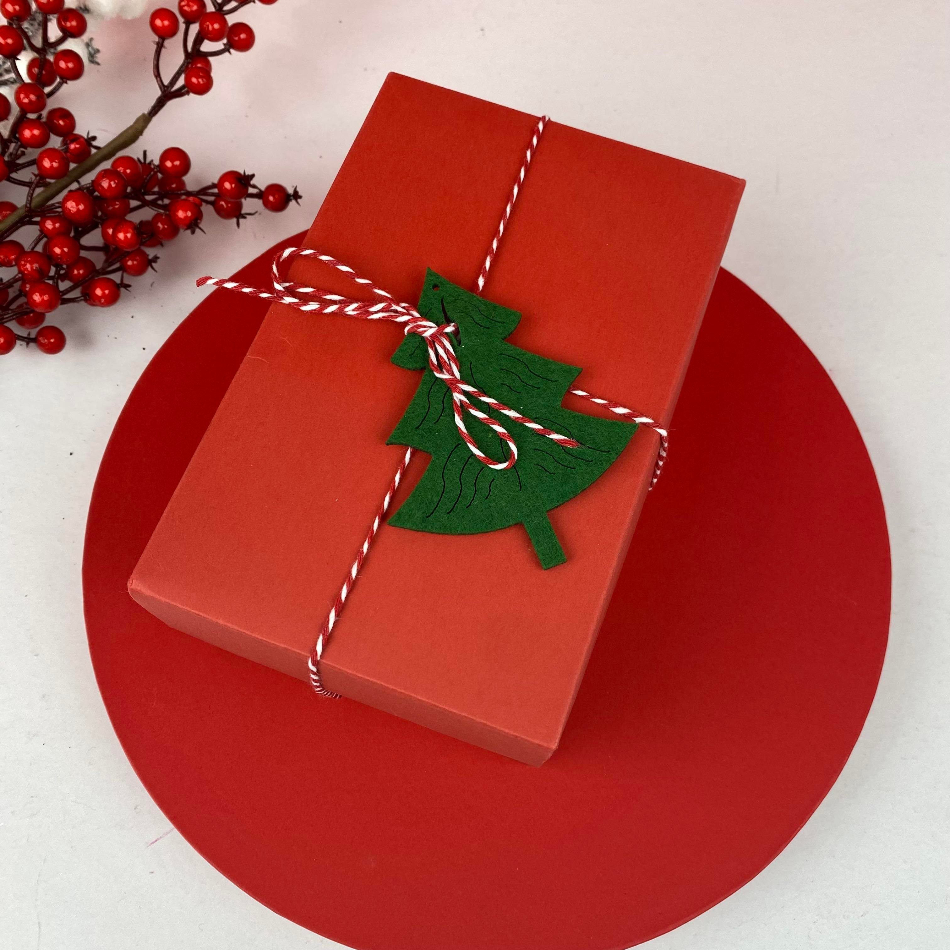 Yılbaşı Mini Boş Hediye Kutusu - Model 1 