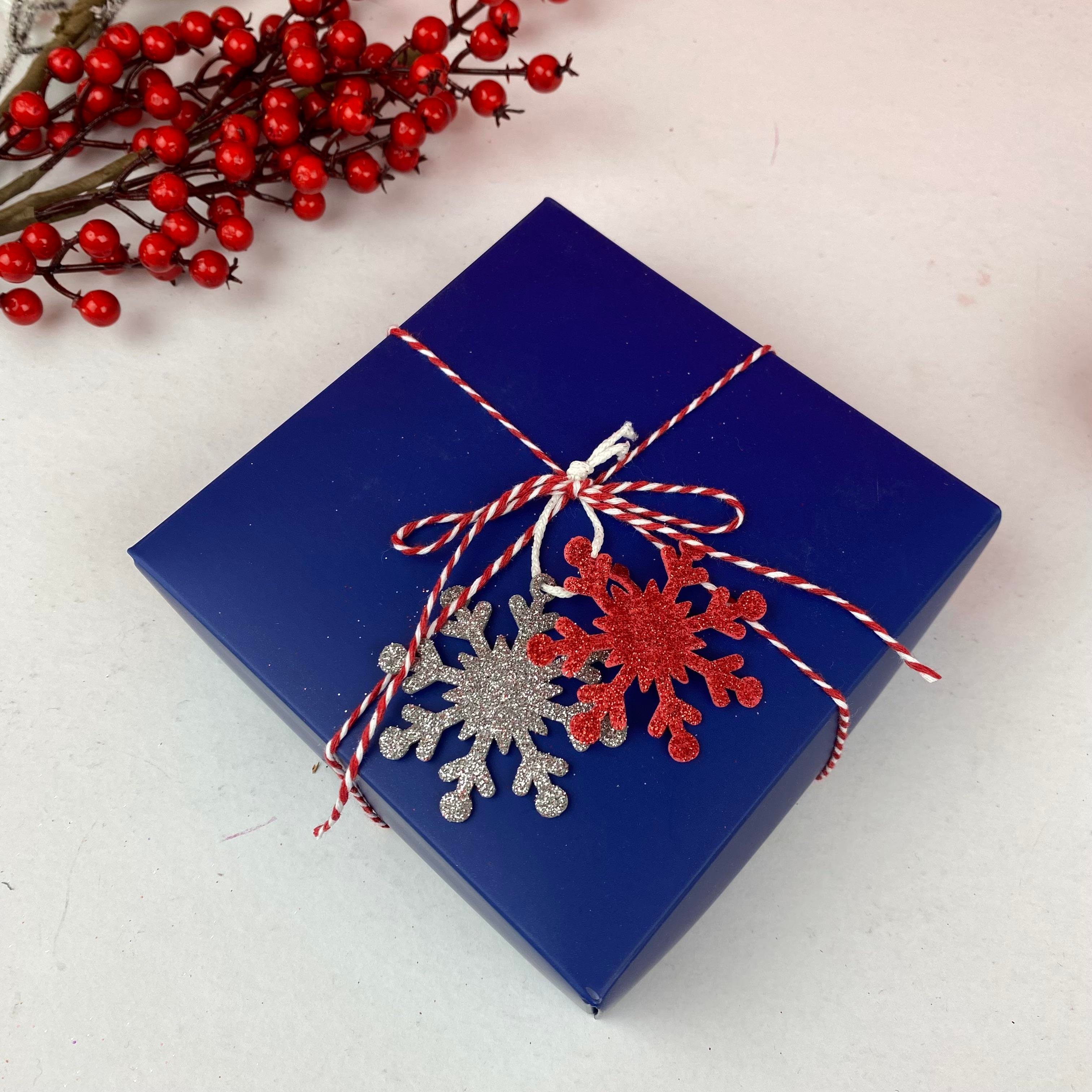 Yılbaşı Mini Boş Hediye Kutusu- Model 7