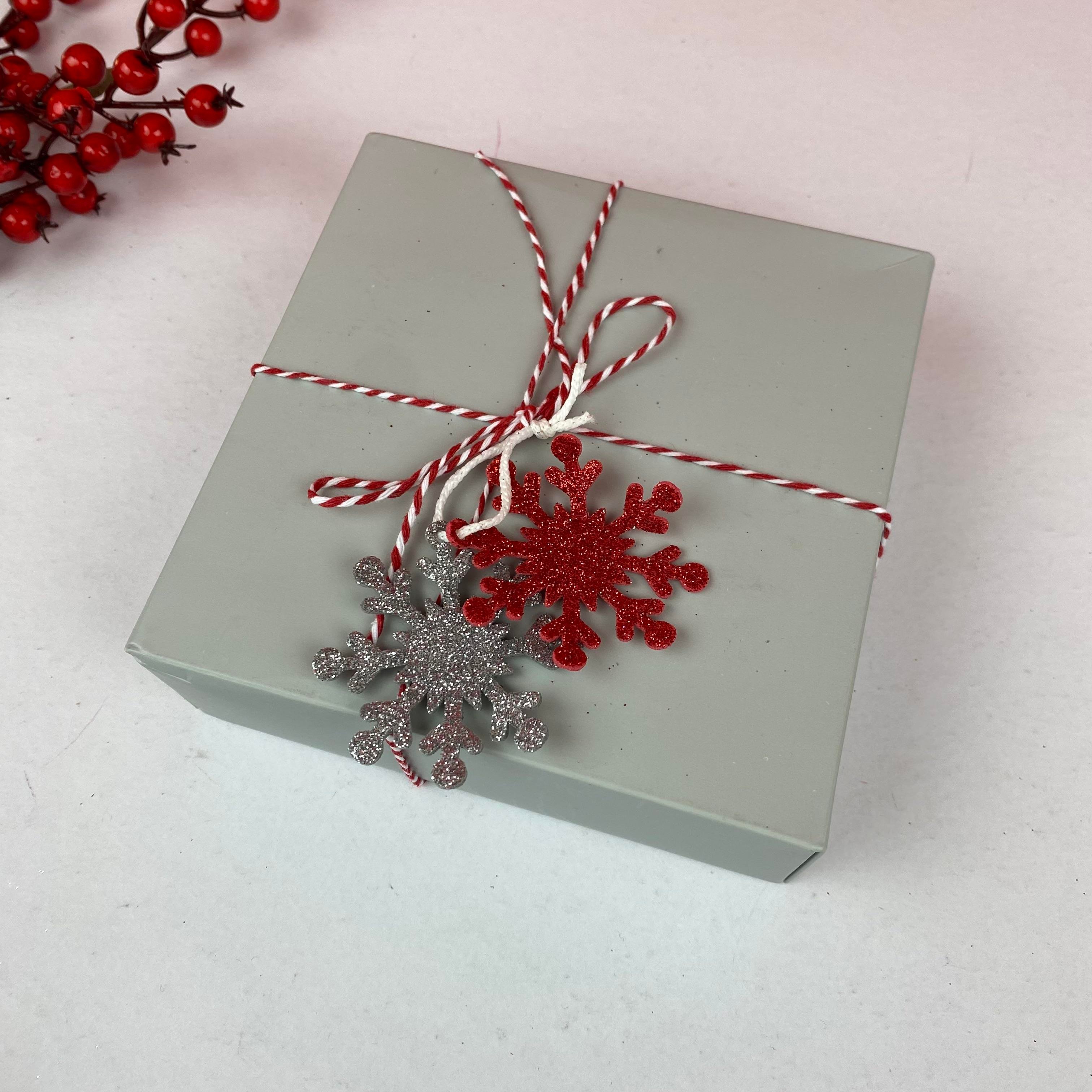 Yılbaşı Mini Boş Hediye Kutusu- Model 7