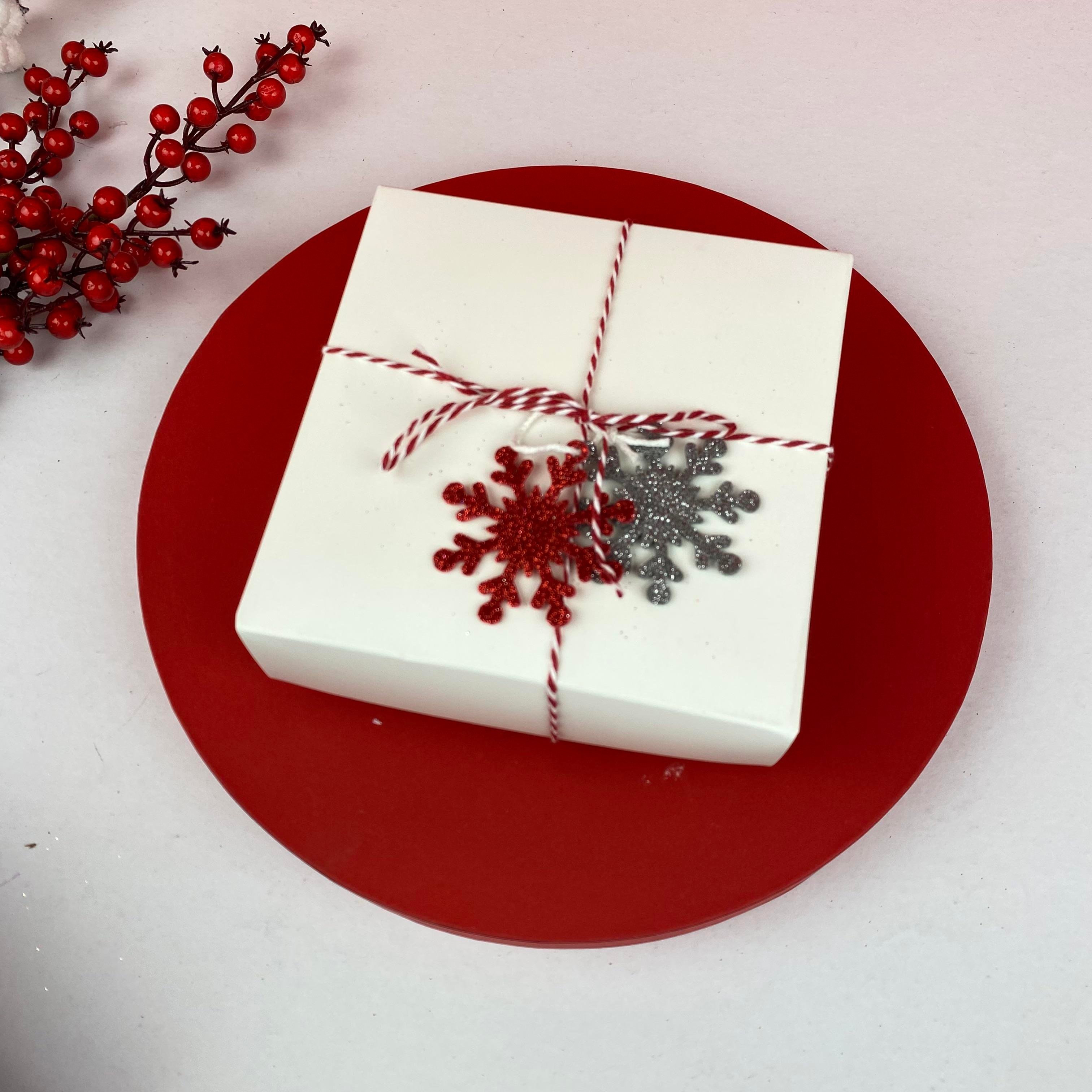 Yılbaşı Mini Boş Hediye Kutusu- Model 7