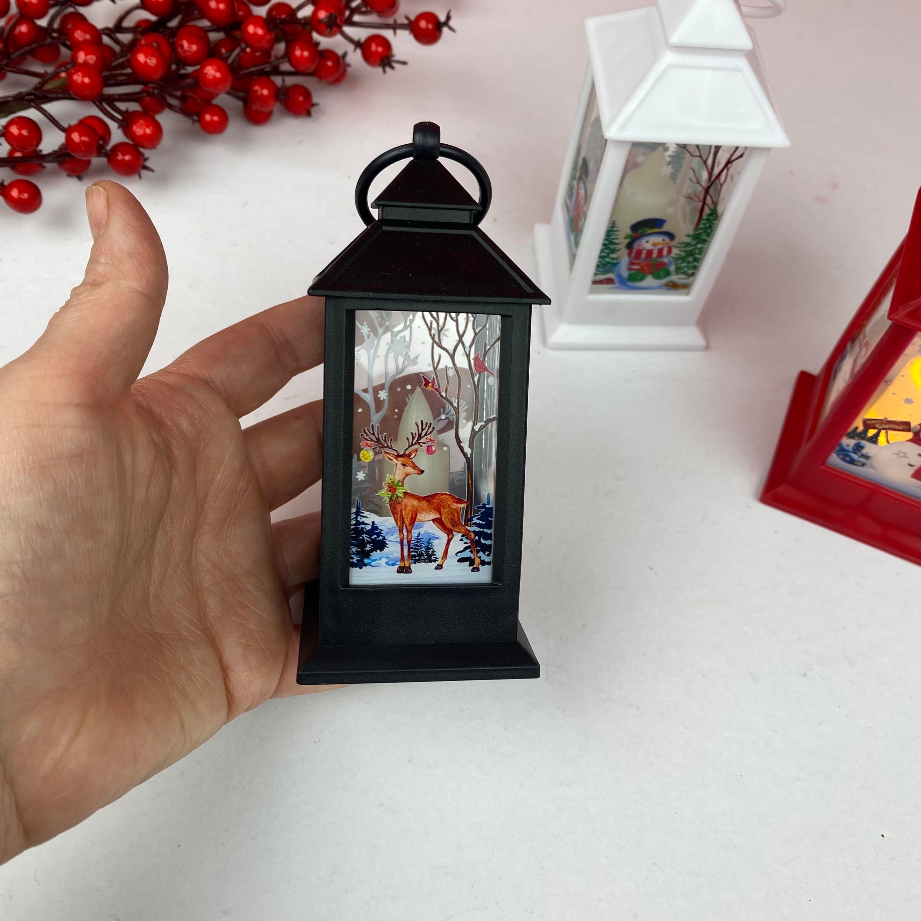 Yılbaşı Mini Fener - Pilli 12 cm