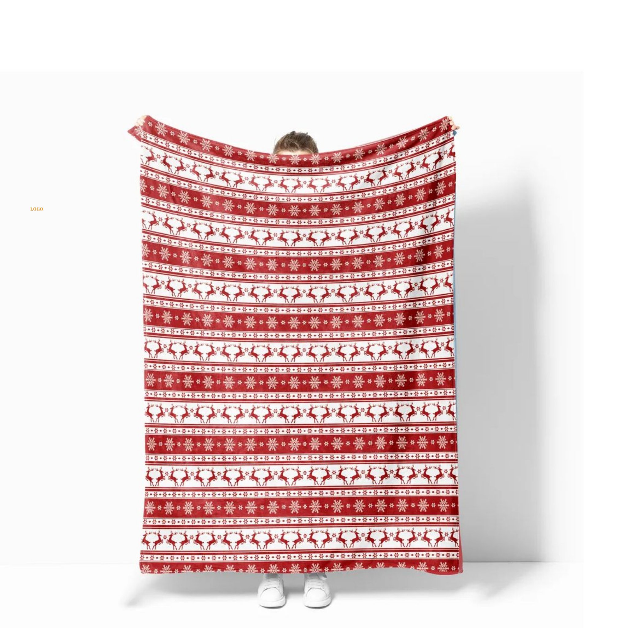 Yılbaşı polar TV Battaniyesi