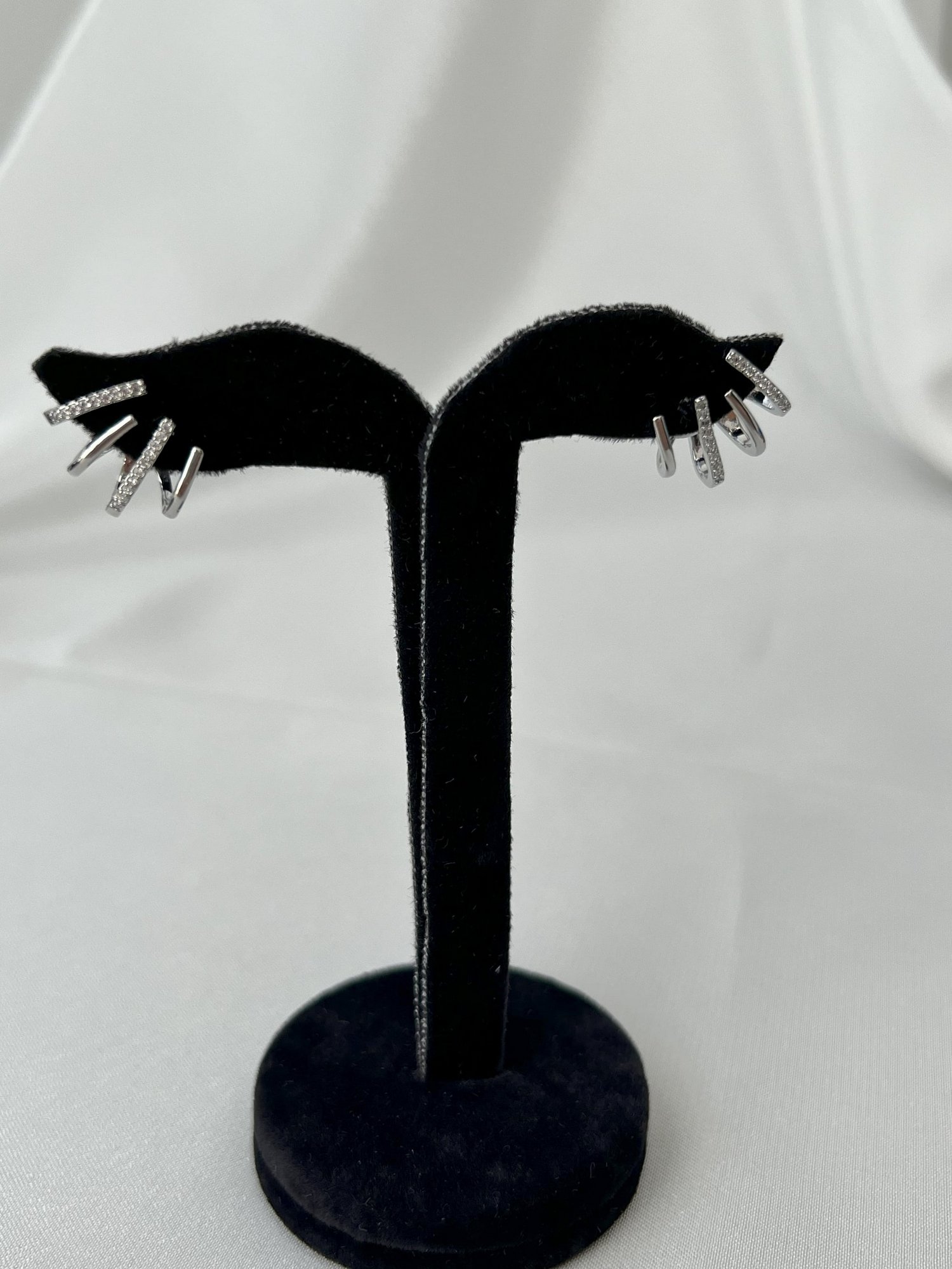 ÇİZGİ KÜPE - SILVER