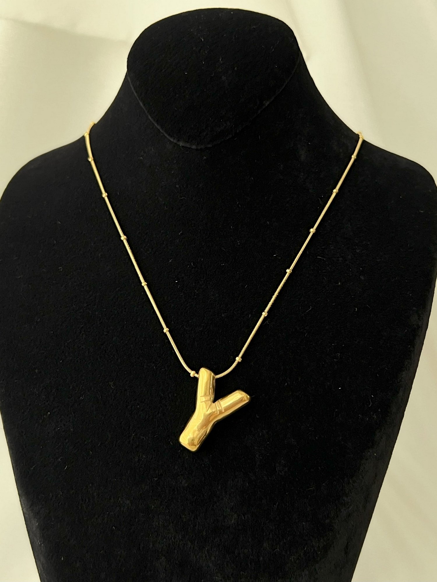 HARF KOLYESİ -Y - GOLD