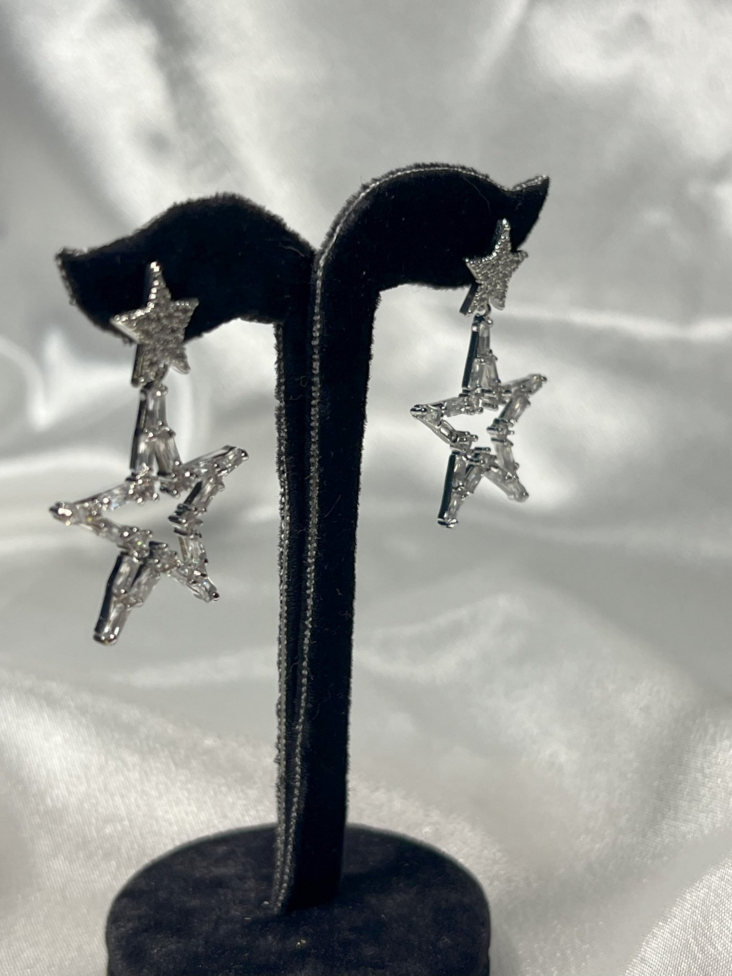 İKİ YILDIZ KÜPE - SILVER
