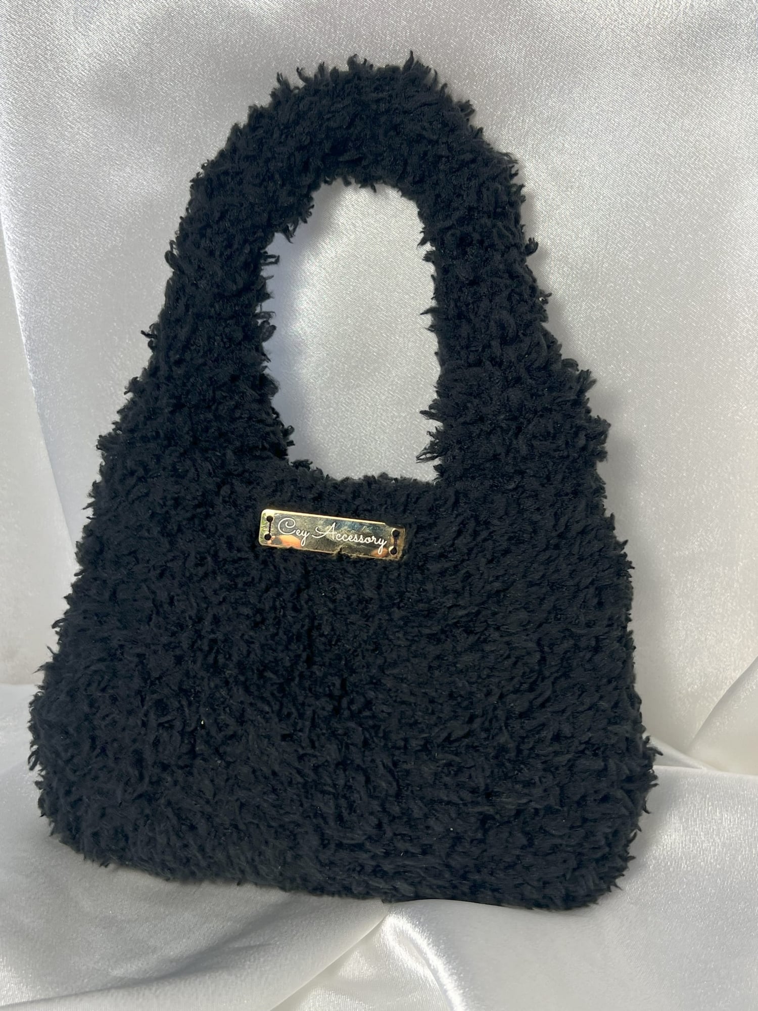 PUFF HAND MADE ÇANTA (SİYAH)