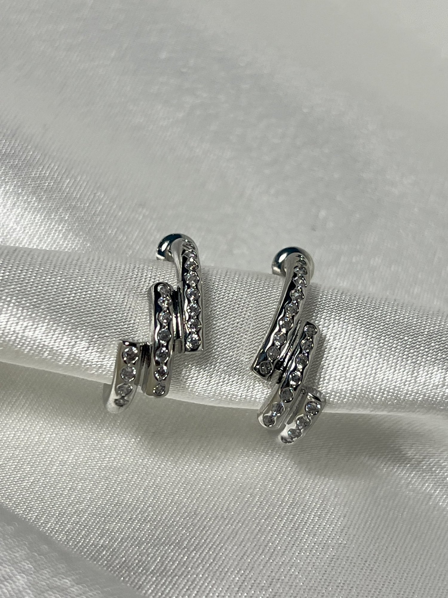 ZİGZAG KÜPE - SILVER