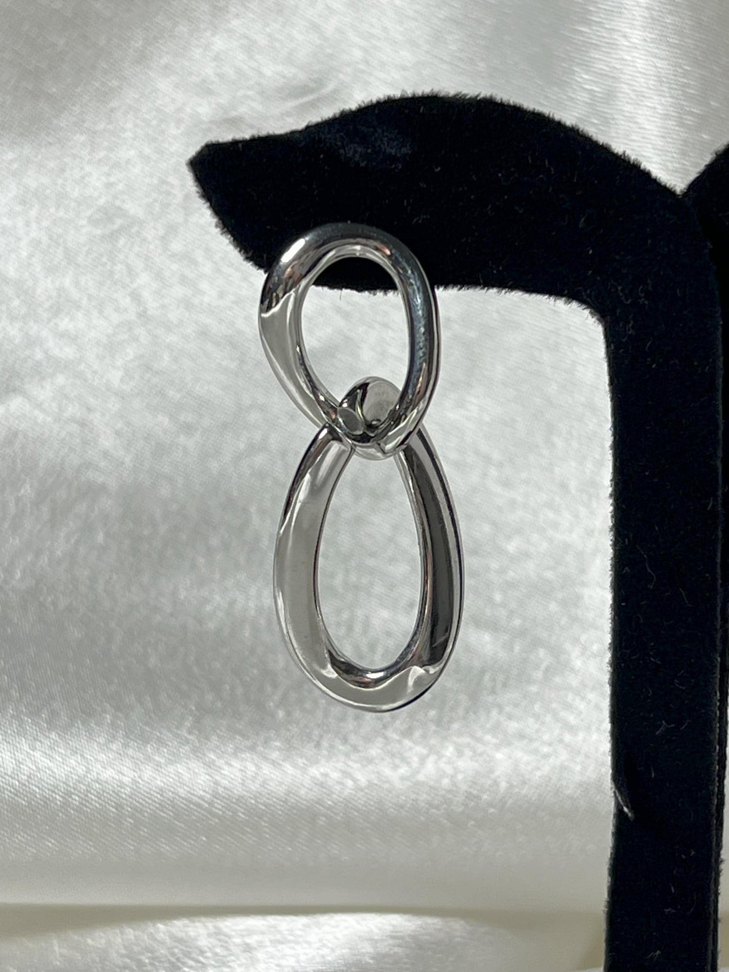 ZİNCİR DESEN KÜPE - SILVER