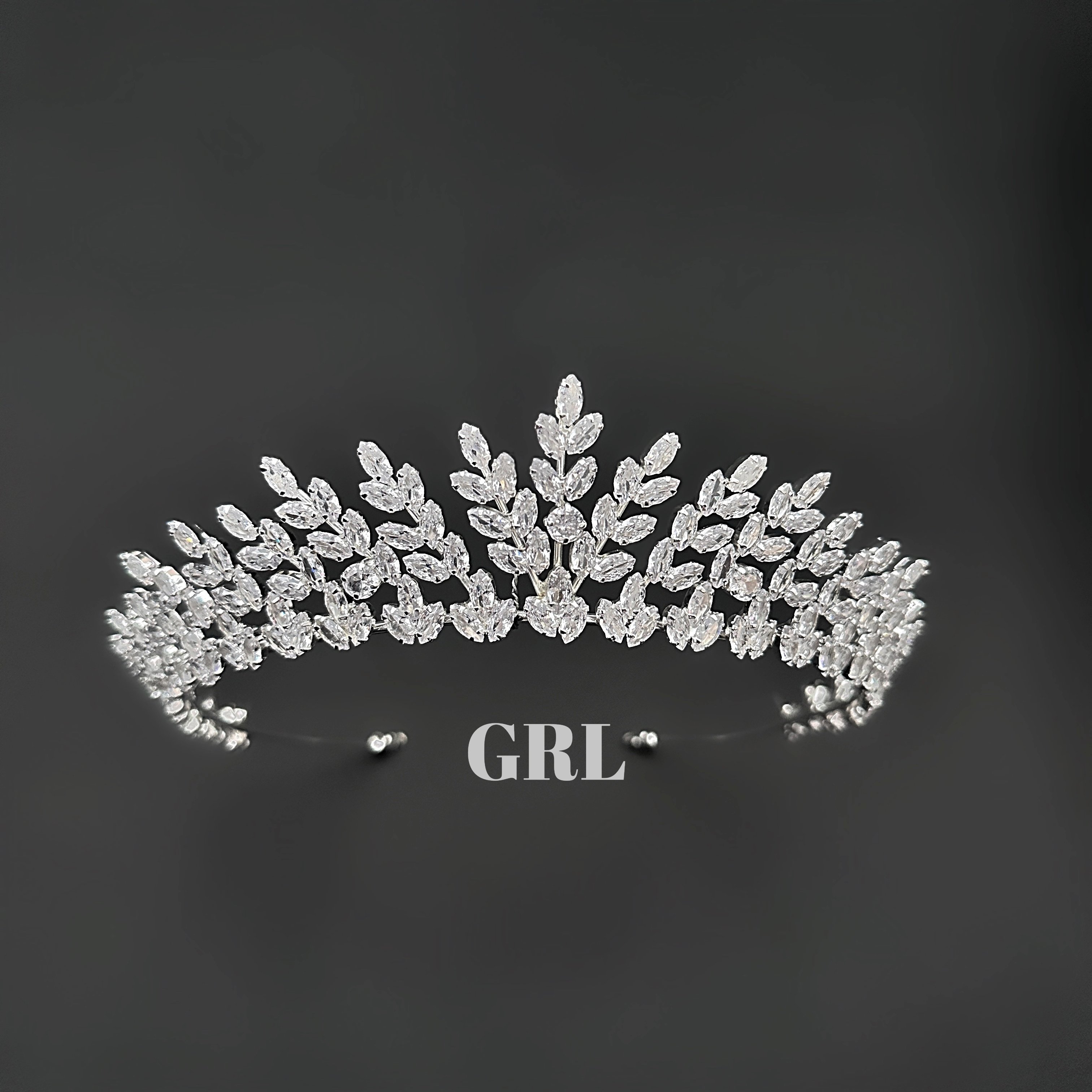 ''LEYLA'' ZİRKON TAŞLI GELİN TACI